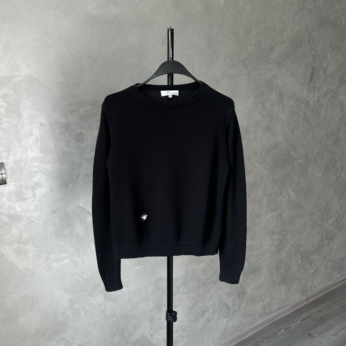 Dior Vintage Dior Uniform Bee Logo Knit Sweater Size S / US 4 / IT 40 - 1 Thumbnail