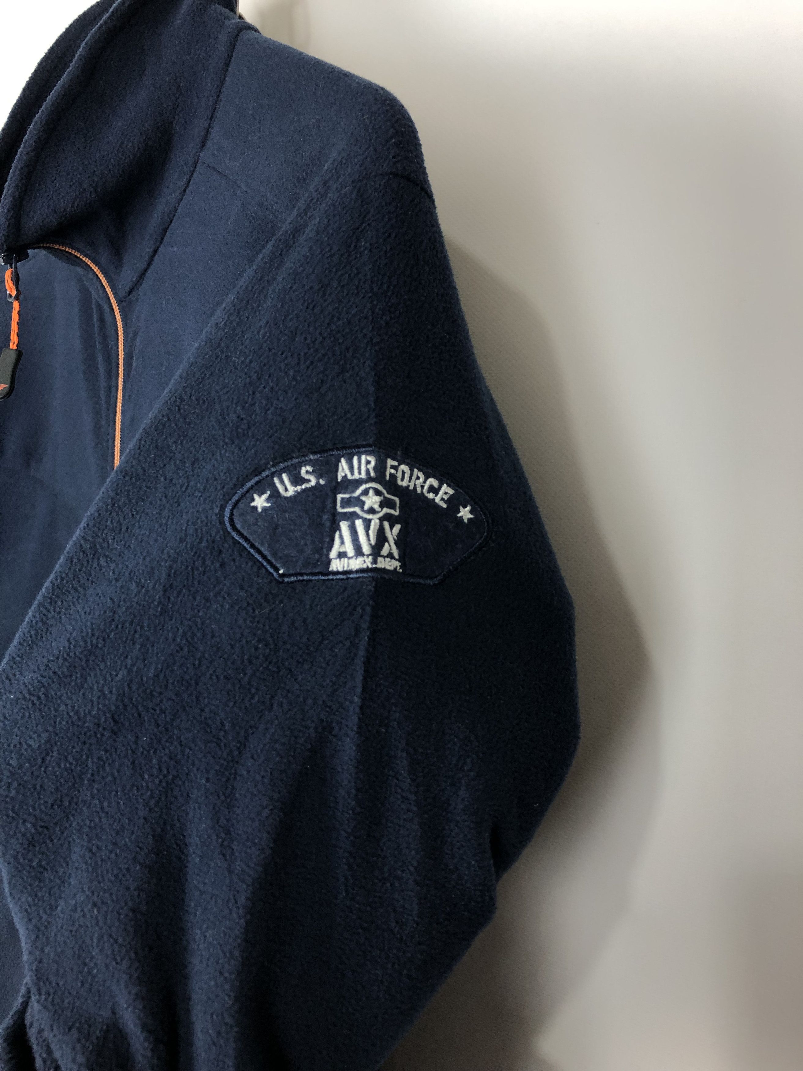 Avirex Avirex Fleece Jacket AVX Dept Blue size M Size US M / EU 48-50 / 2 - 6 Thumbnail
