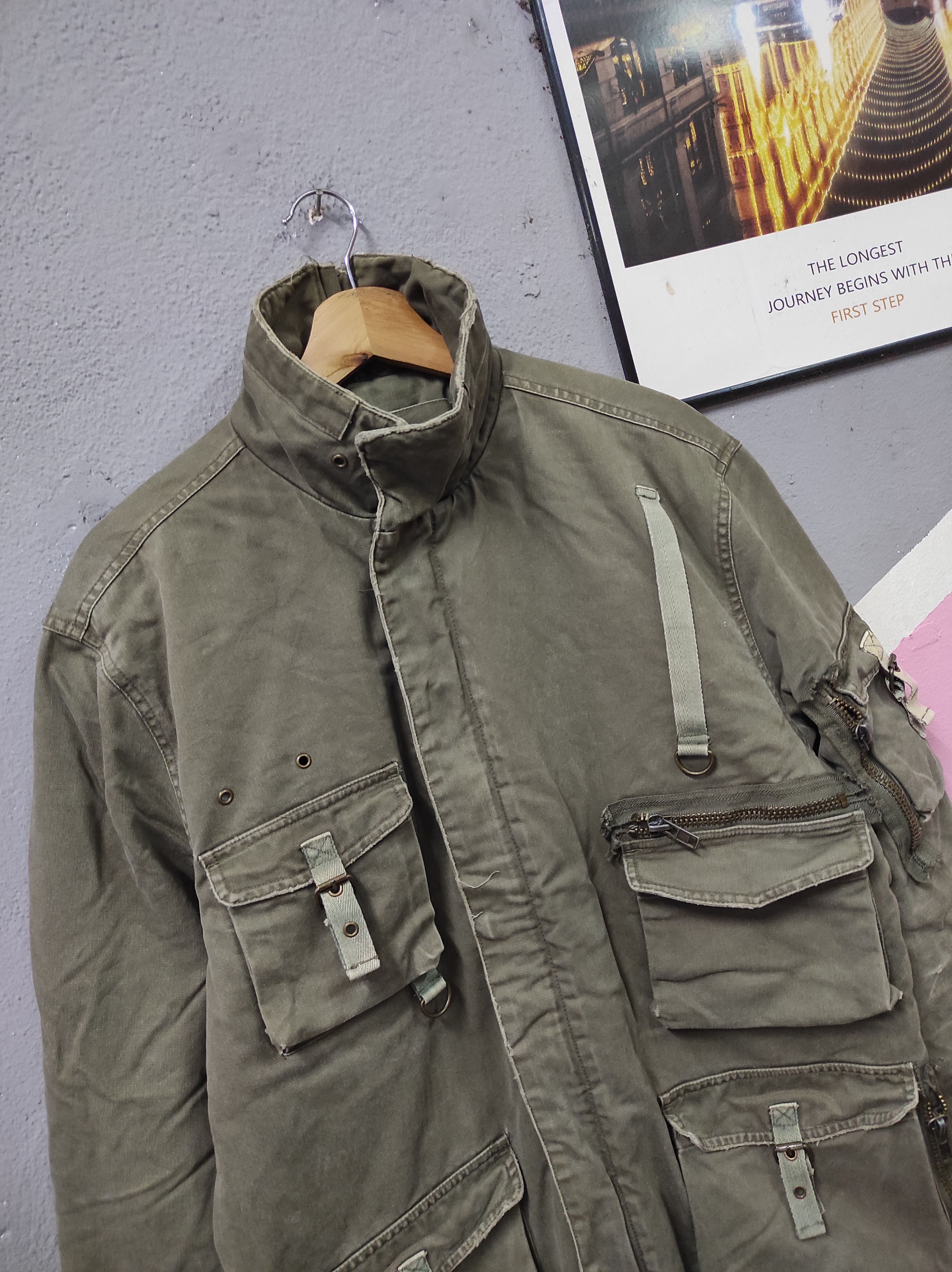 Jack & Jones × Seditionaries JACK & JONES MULTIPOCKET RARE FLAUNT JACKET DISTRESSED Size US L / EU 52-54 / 3 - 3 Thumbnail