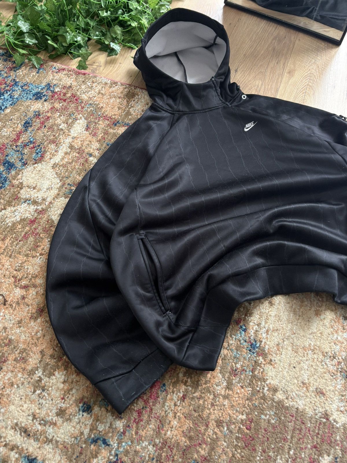 Nike 00s Nike Vintage Oversized Retro Y2K Sport Hoodie Rare Size US XL / EU 56 / 4 - 3 Thumbnail