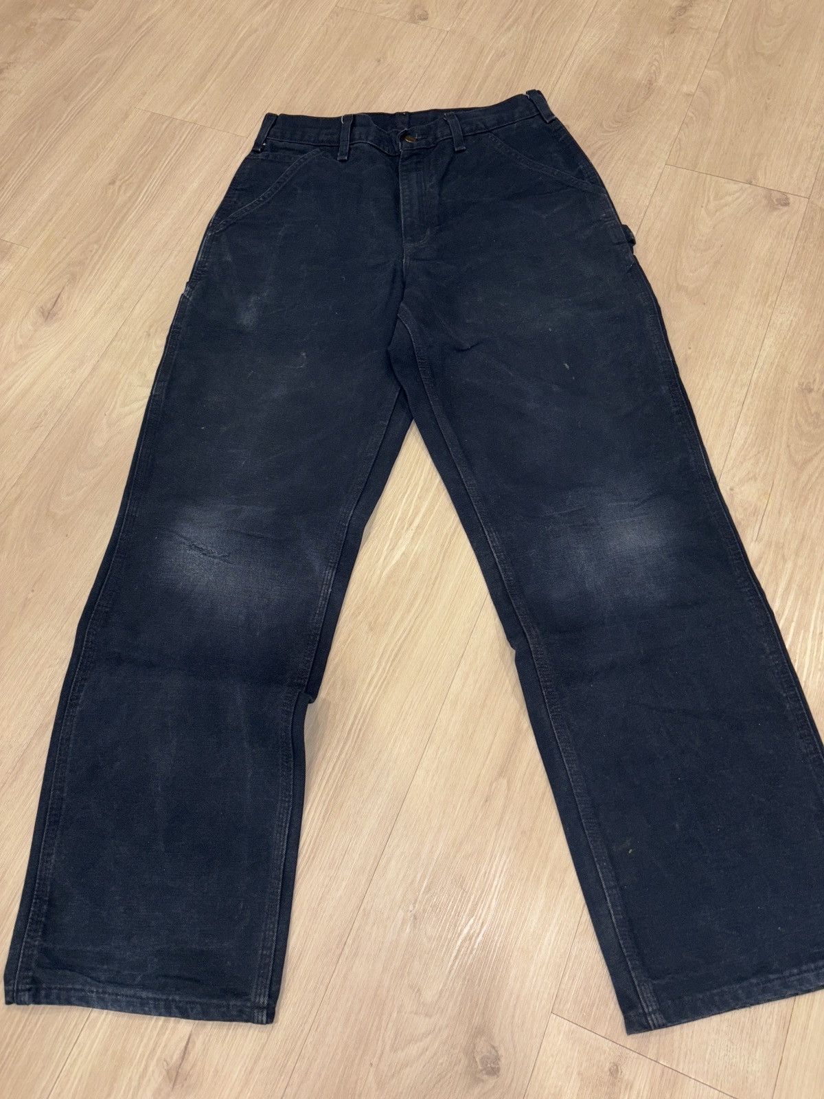 Carhartt Carhartt Navy pants workwear Size US 30 / EU 46 - 1 Thumbnail