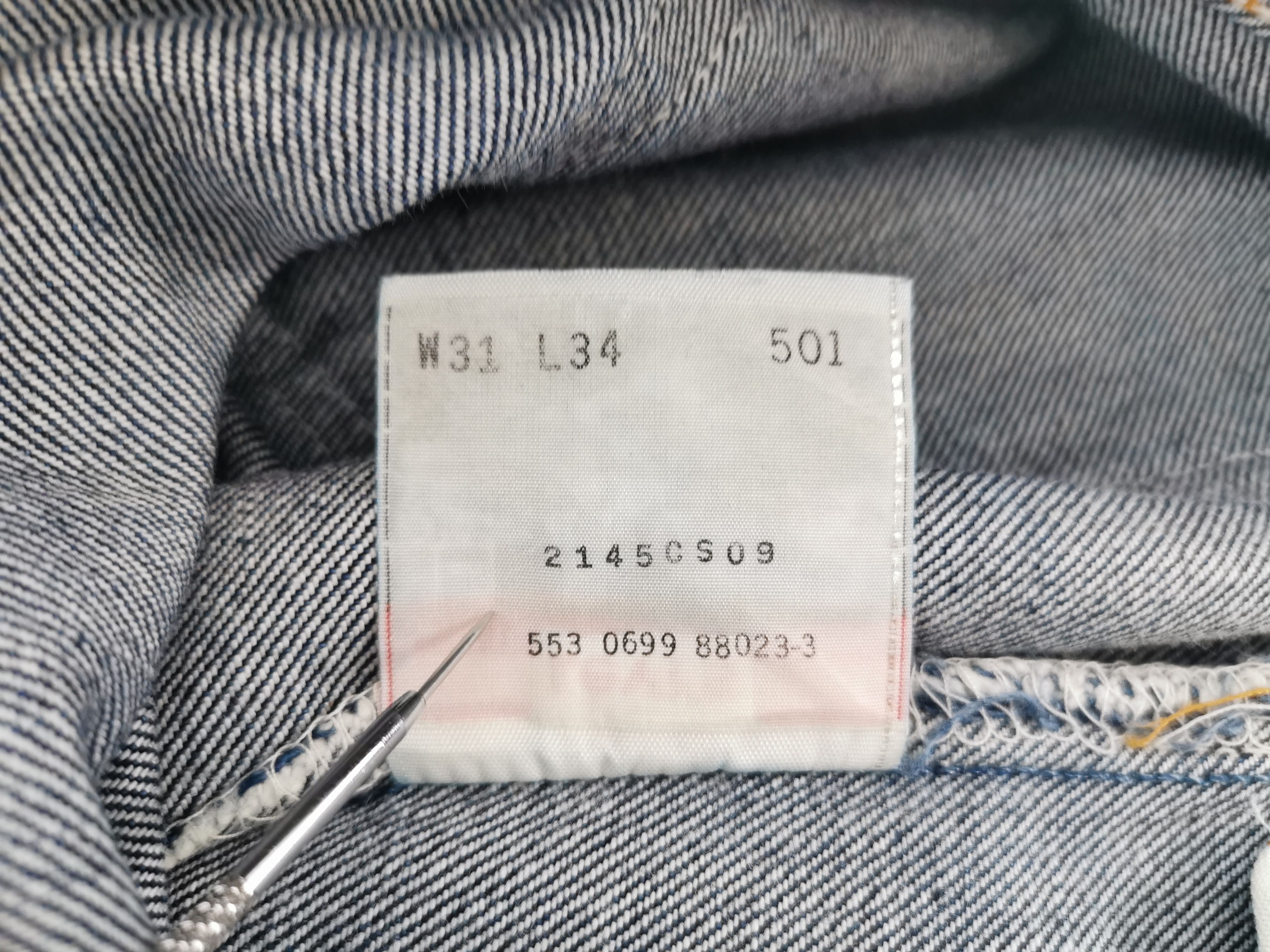 Levi's Vintage 90s Levis Lot 501 Denim Jeans Made In USA Size 30 Size US 30 / EU 46 - 10 Thumbnail