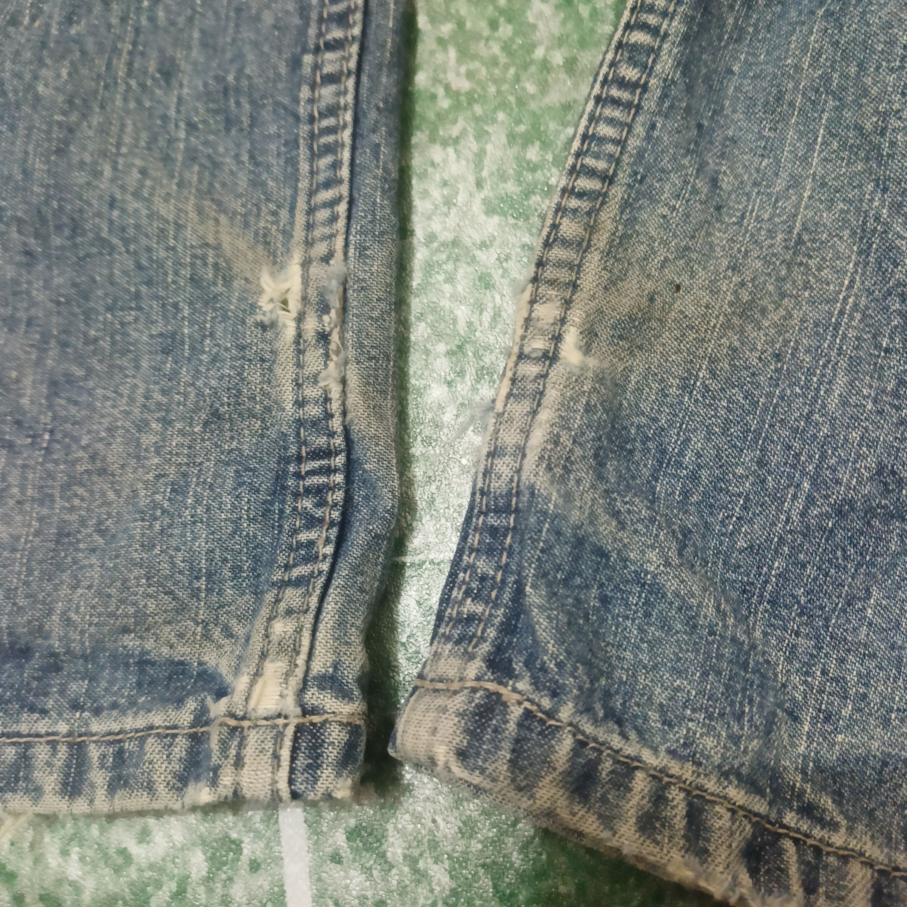 If Six Was Nine Express bush jeans distressed denim Size US 30 / EU 46 - 16 Thumbnail