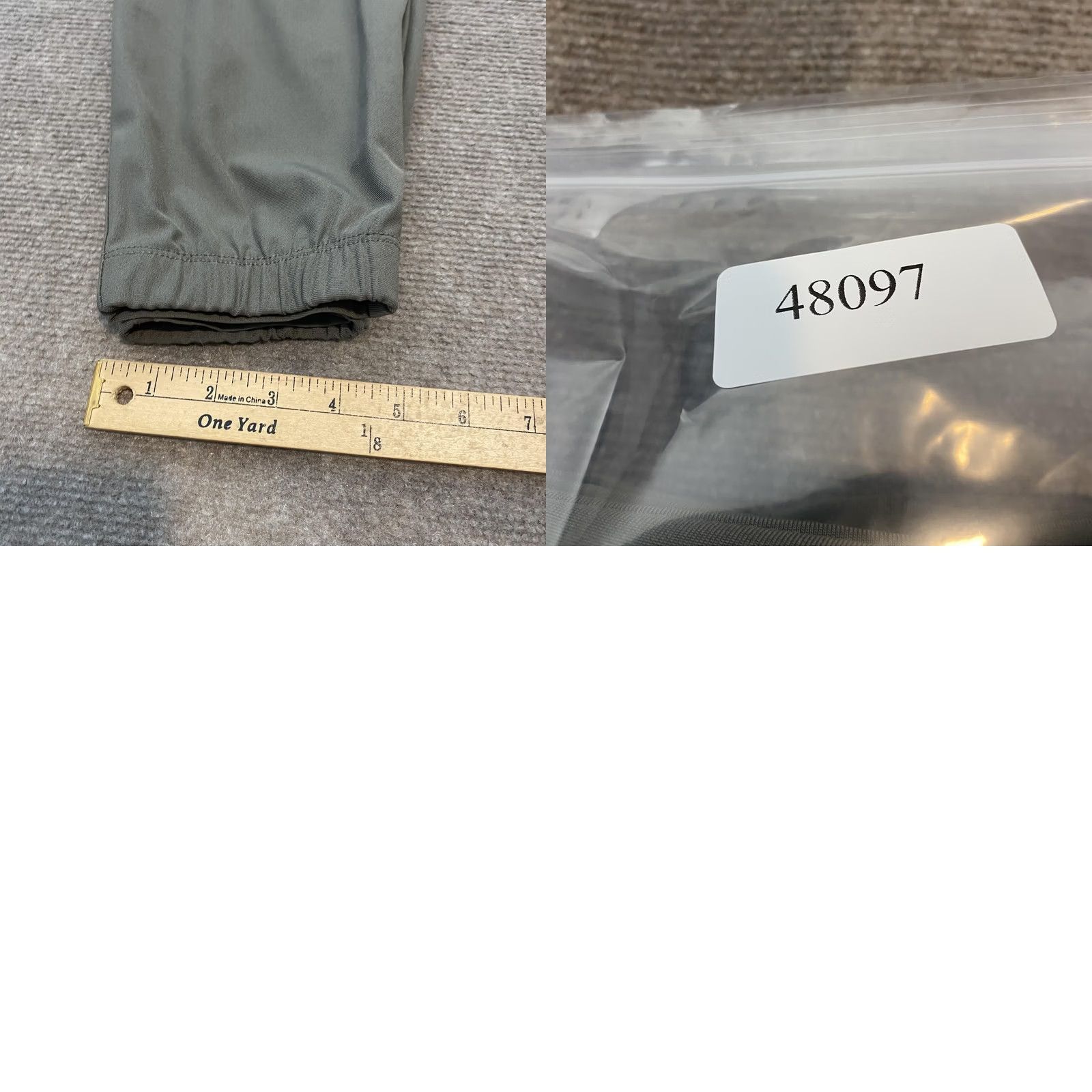 Cuts Cuts Jogger Pants Mens Medium Green Elastic Cuff Performance Business Casual Size US 31 - 9 Thumbnail