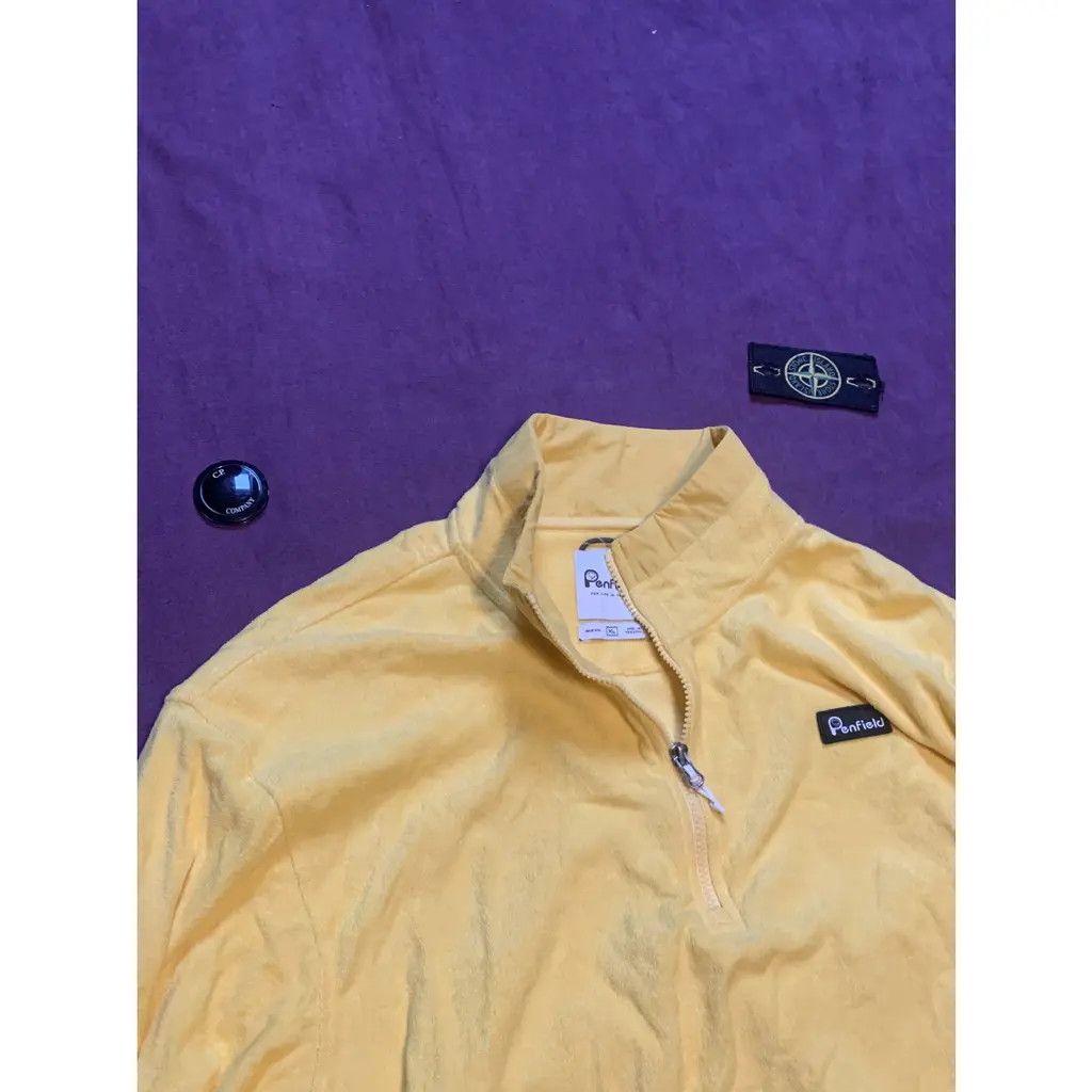 Other Penfield Yellow Half-Zip Sweatshirt Size US XL / EU 56 / 4 - 2 Thumbnail