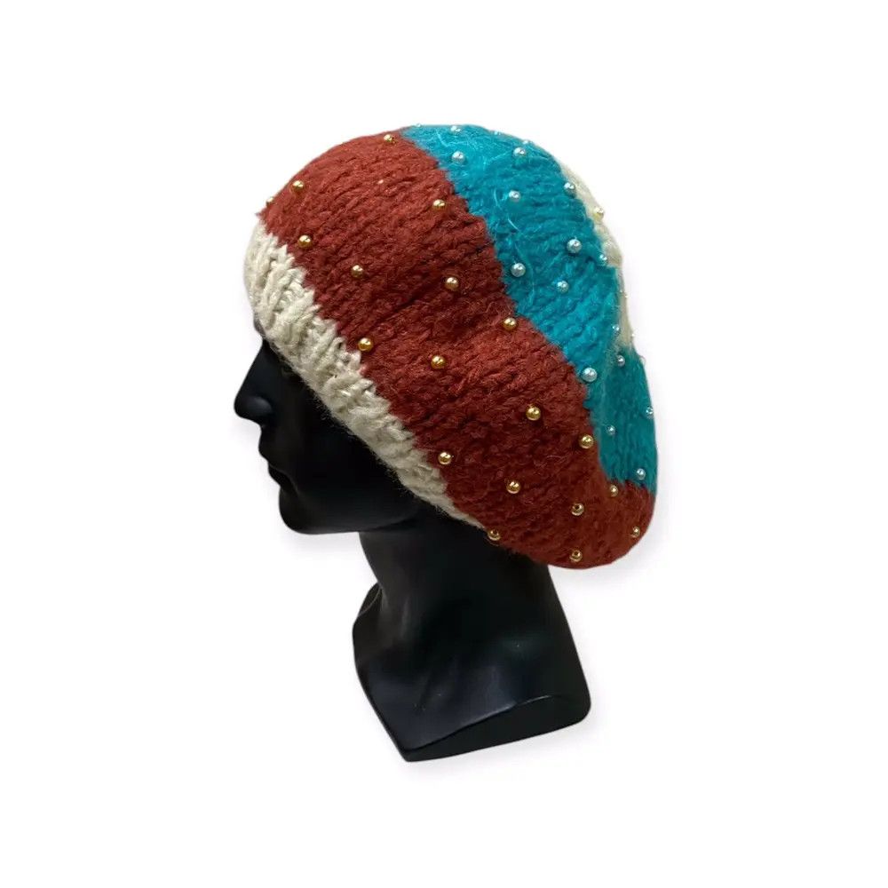 Japanese Brand Japanese Brand Rare Design Knit Beanie Hat Size ONE SIZE - 1 Thumbnail