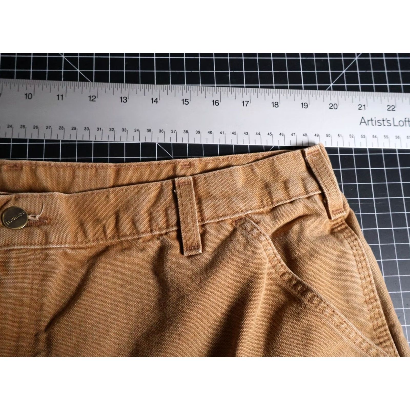 Carhartt VTG Carhartt Canvas Pants Men 38 x 29 Carpenter Workwear Brown 5-Pocket Regular Straight Vintage Mens Size US 38 / EU 54 - 5 Thumbnail