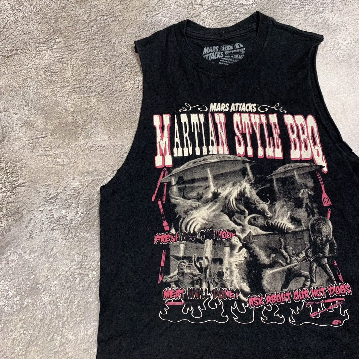 Vintage Vintage Y2K Graphic Tank Top Horror Alien Streetwear Boxy S Size US S / EU 44-46 / 1 - 3 Thumbnail