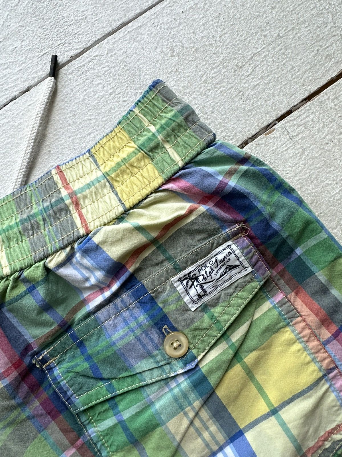 Vintage 🚨 RALPH LAUREN POLO LOGO VINTAGE SHORTS S hawaii rare Size US 29 - 10 Thumbnail