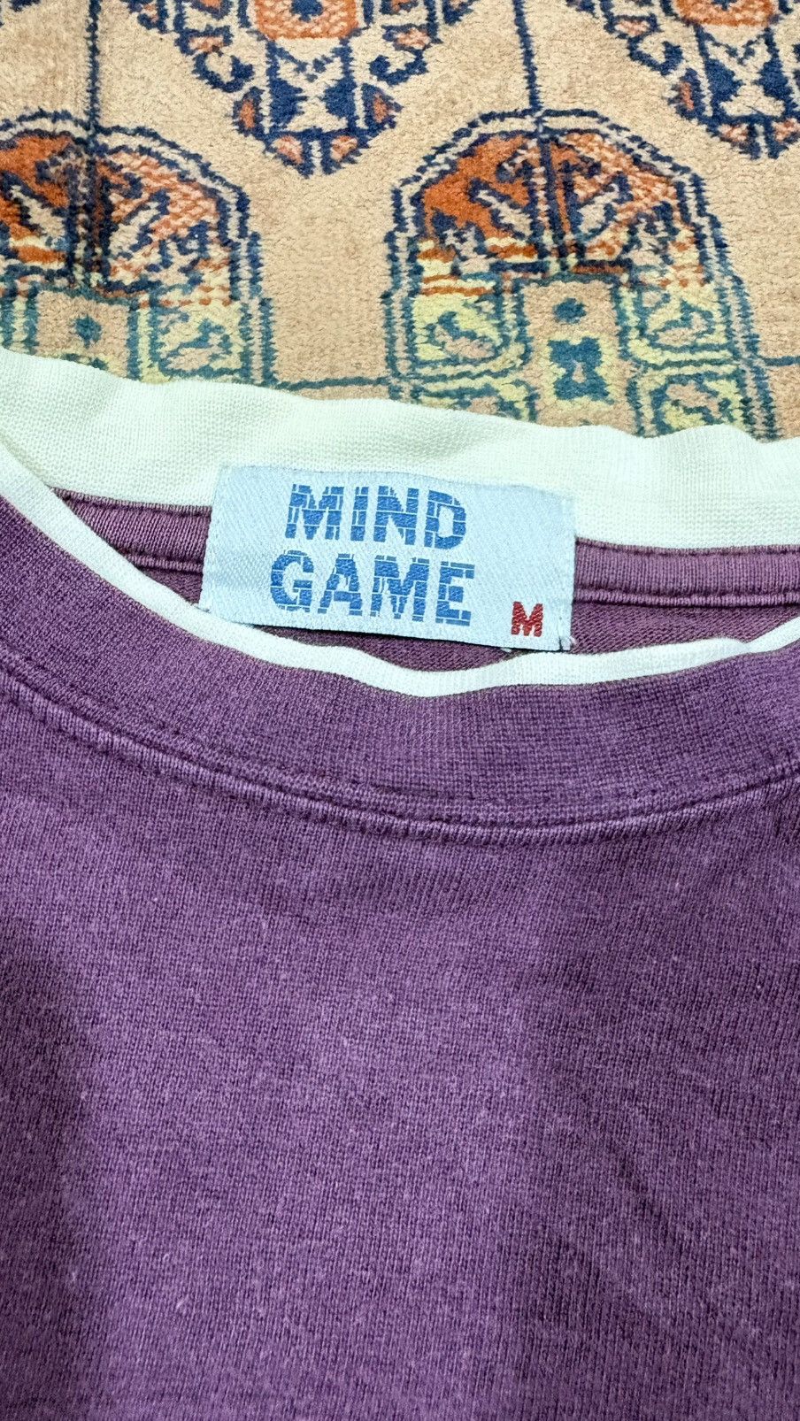 Japanese Brand Mind games shirt wording symbol Size US M / EU 48-50 / 2 - 4 Thumbnail