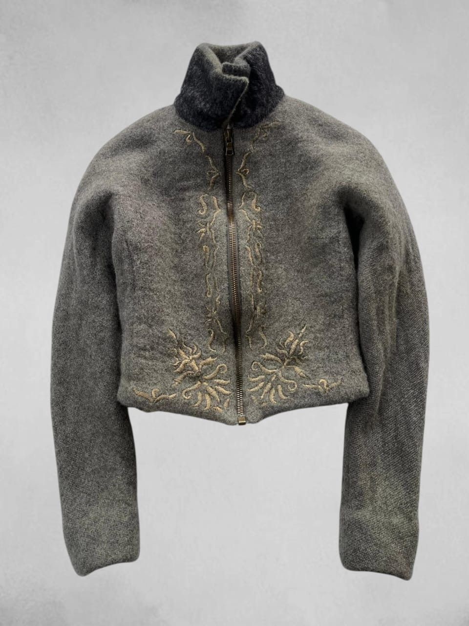 Dries Van Noten Dries Van Noten Embroidery Cropped Jacket Size M / US 6-8 / IT 42-44 - 3 Thumbnail