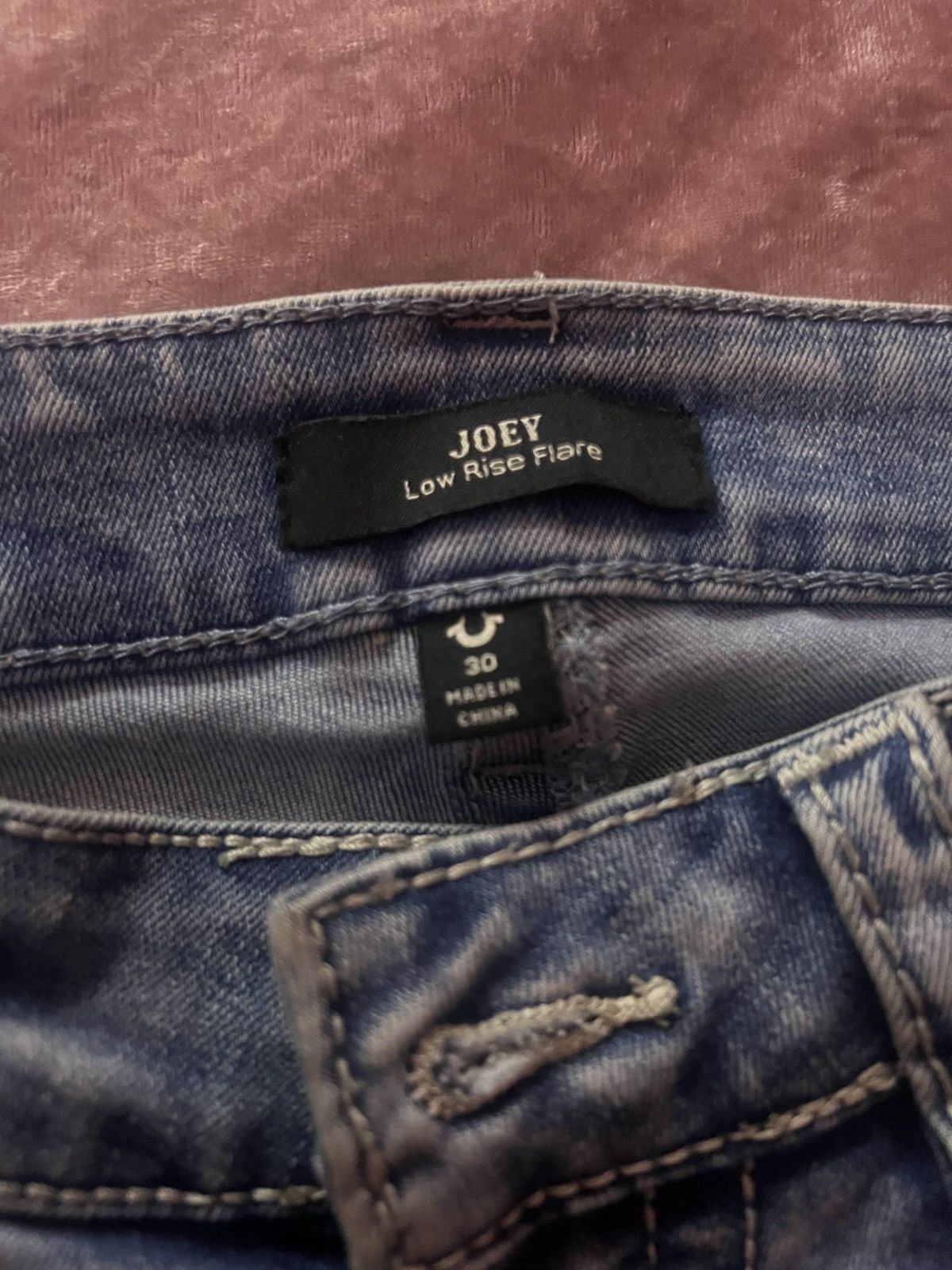 True Religion True Religion Low Rise Flare Jeans Size 30" / US 8 / IT 44 - 3 Thumbnail