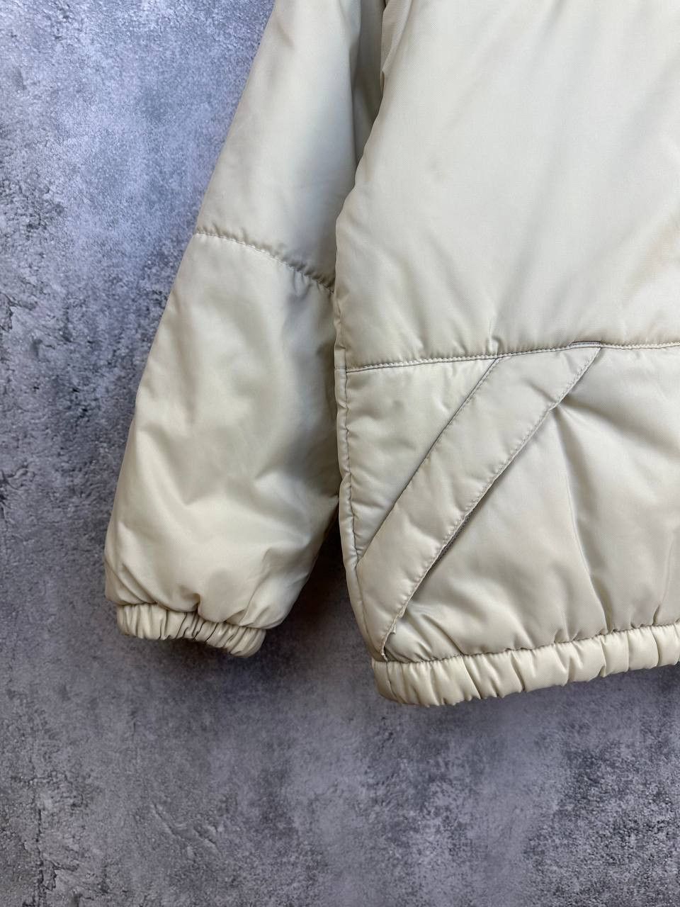 Nike Nike Y2K Puffer Padded Jacket Nylon Swoosh Cream Quilted Size M / US 6-8 / IT 42-44 - 6 Thumbnail