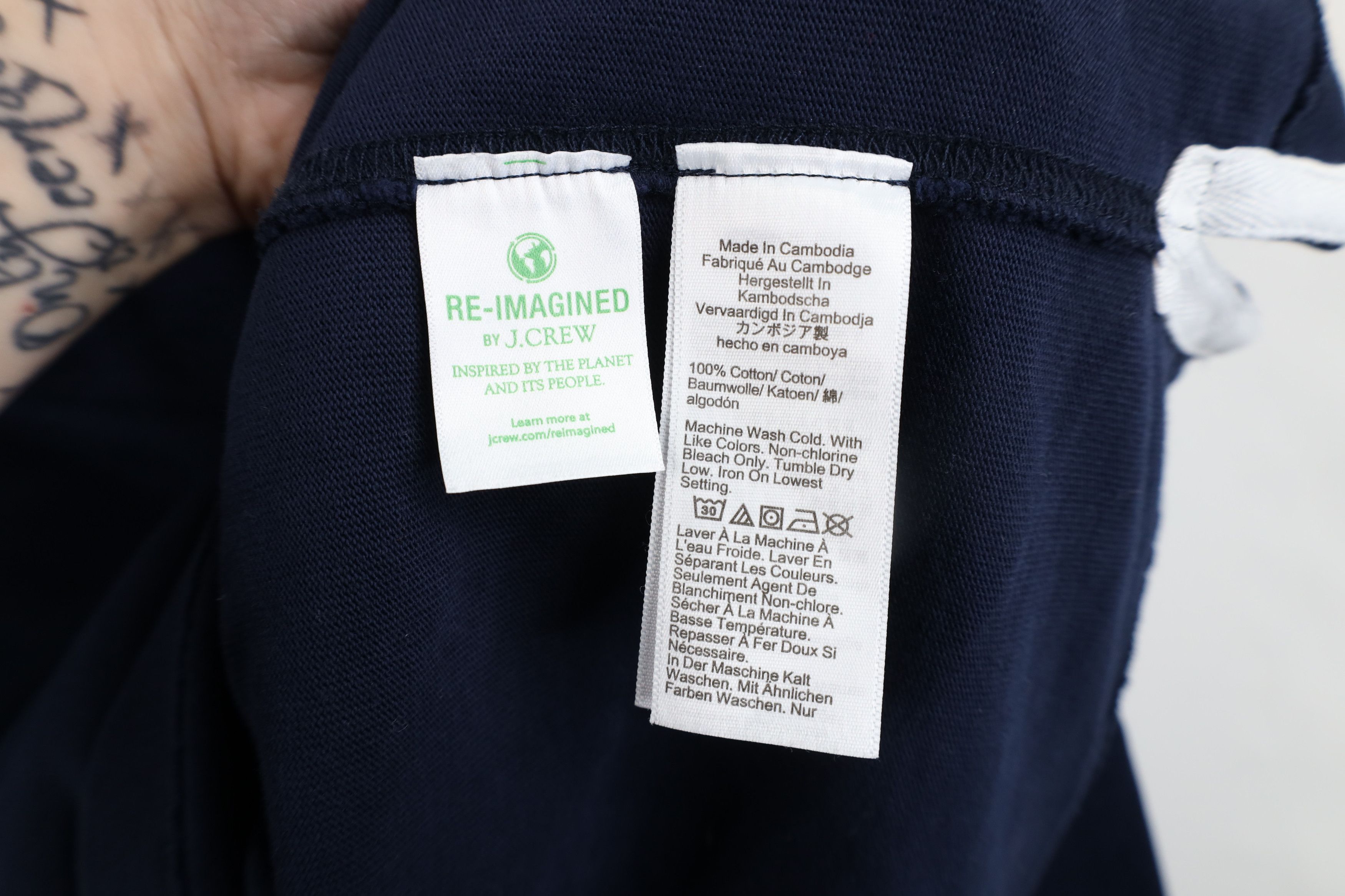 J.Crew × Vintage Vintage J Crew Elbow Patch Half Zip Pullover Sweater Blue Size US XL / EU 56 / 4 - 10 Thumbnail