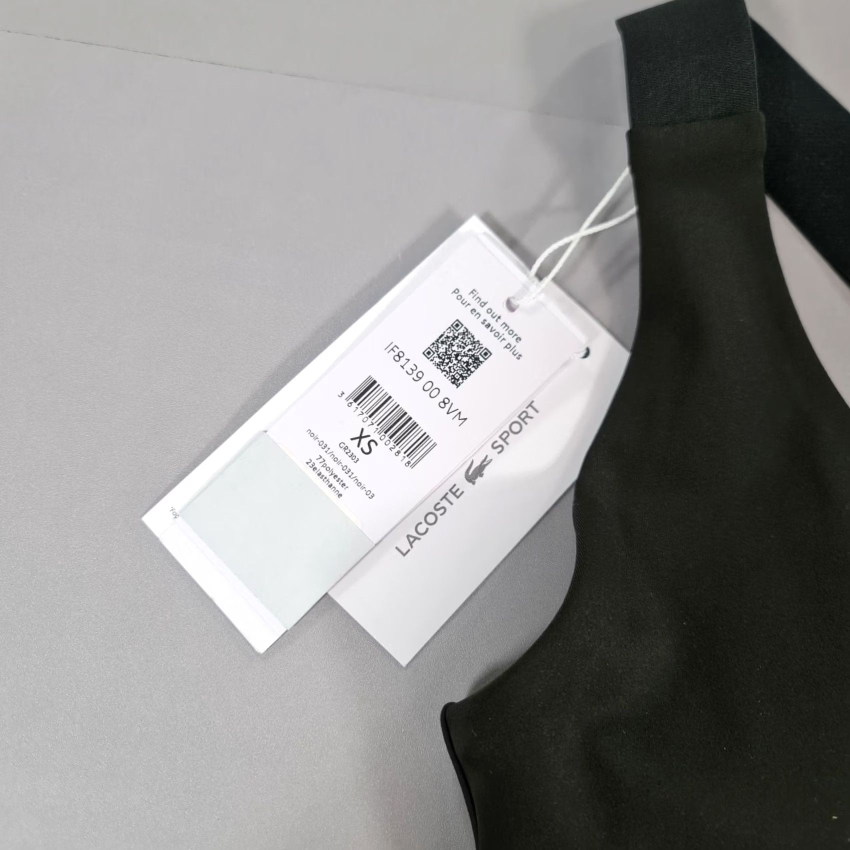Lacoste Lacoste Womens Sports Bra Black XS Cross Strap Sports Bra City Cross 90s Womens"}> Size ONE SIZE - 4 Thumbnail
