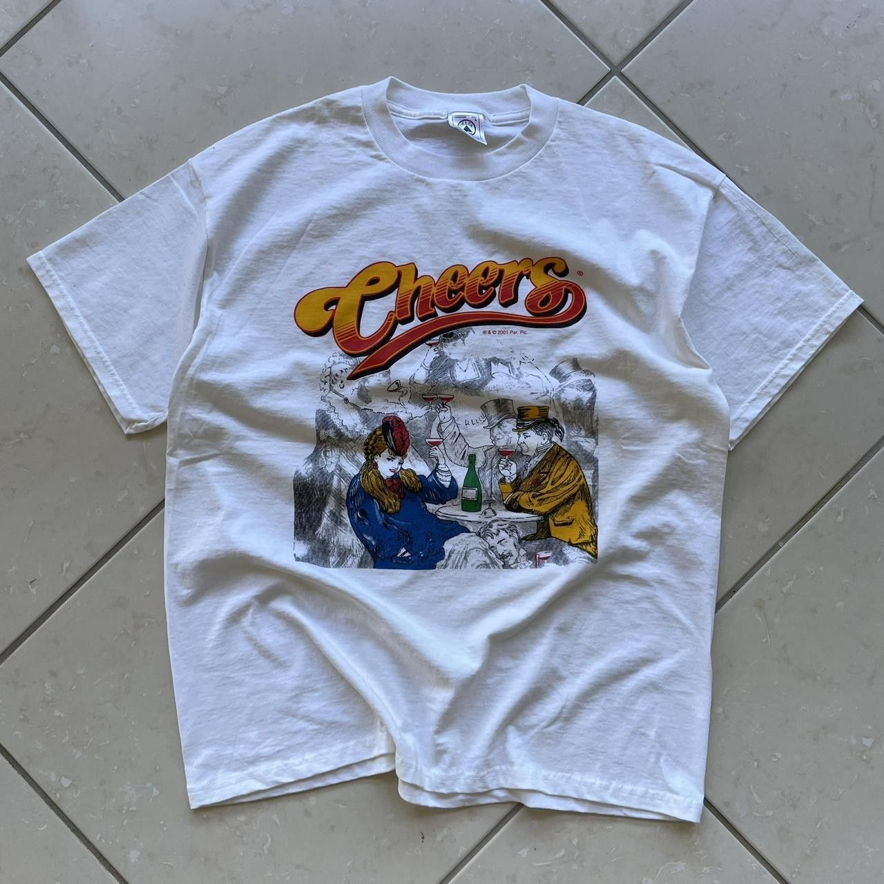 If Six Was Nine × Vintage Vintage Y2K 2000's Cheer Beer Humor Graphic Tee Size US L / EU 52-54 / 3 - 1 Thumbnail