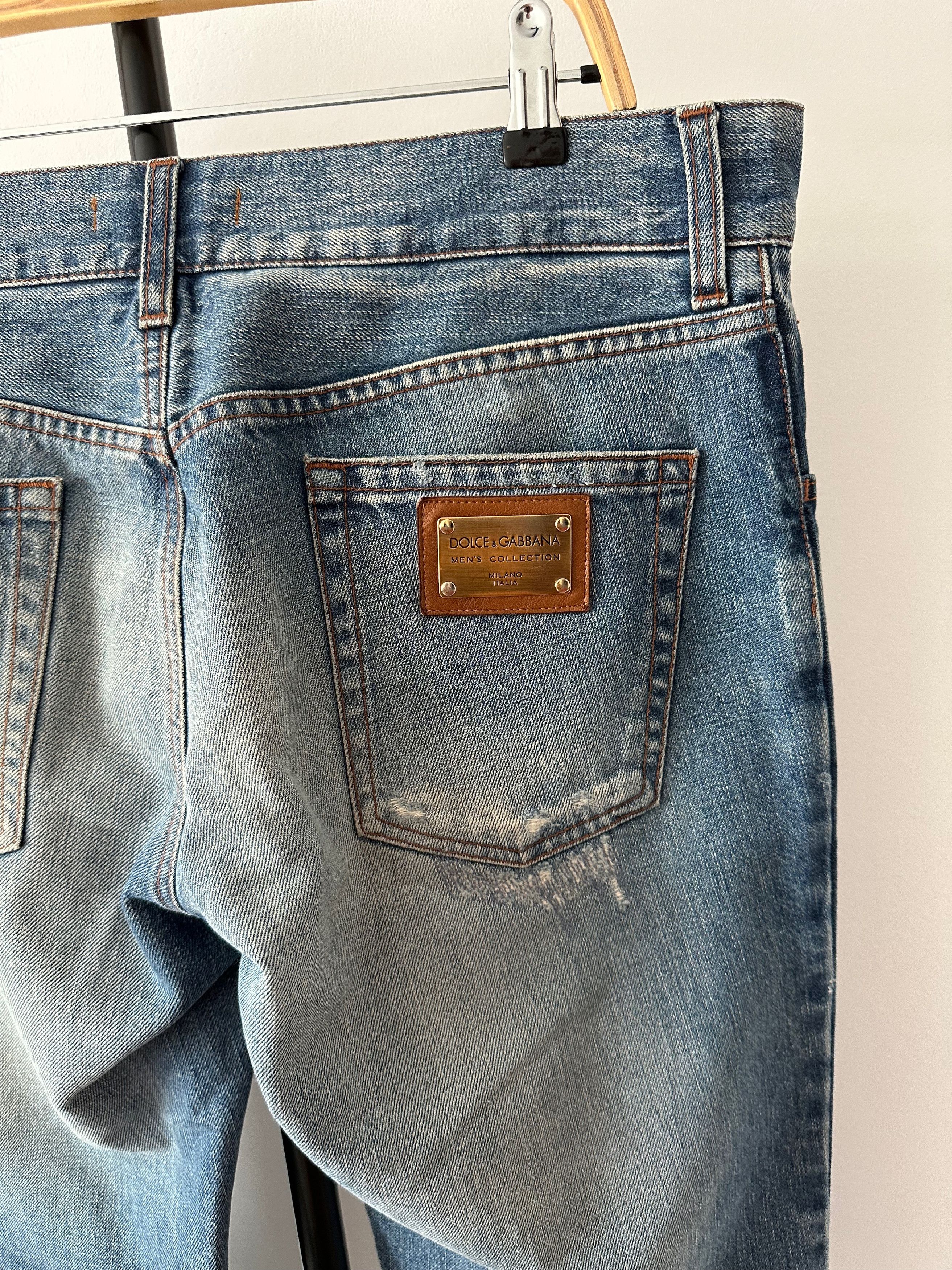 Dolce & Gabbana Dolce & Gabbana 16 washed denim pants keans trousers Size US 32 / EU 48 - 10 Thumbnail