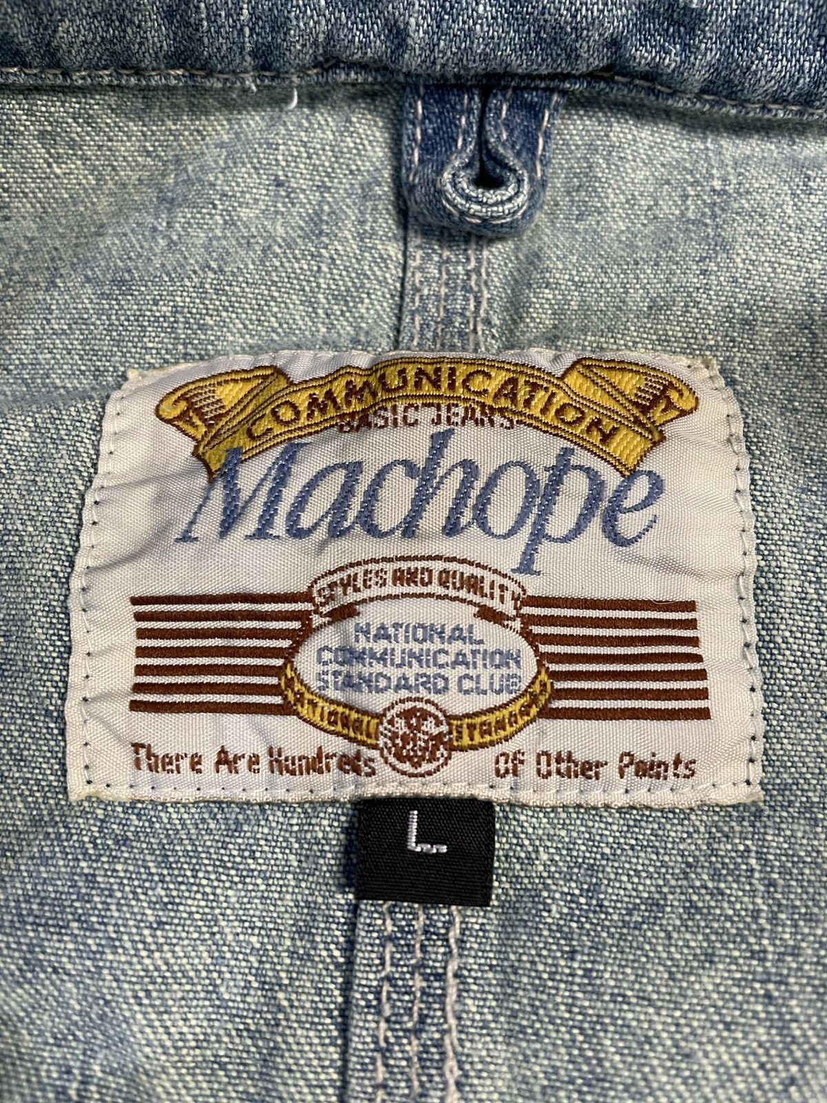 Japanese Brand Vintage Machope Workers Jacket Jeans Jacket Carhartt Jacket Size US L / EU 52-54 / 3 - 6 Thumbnail