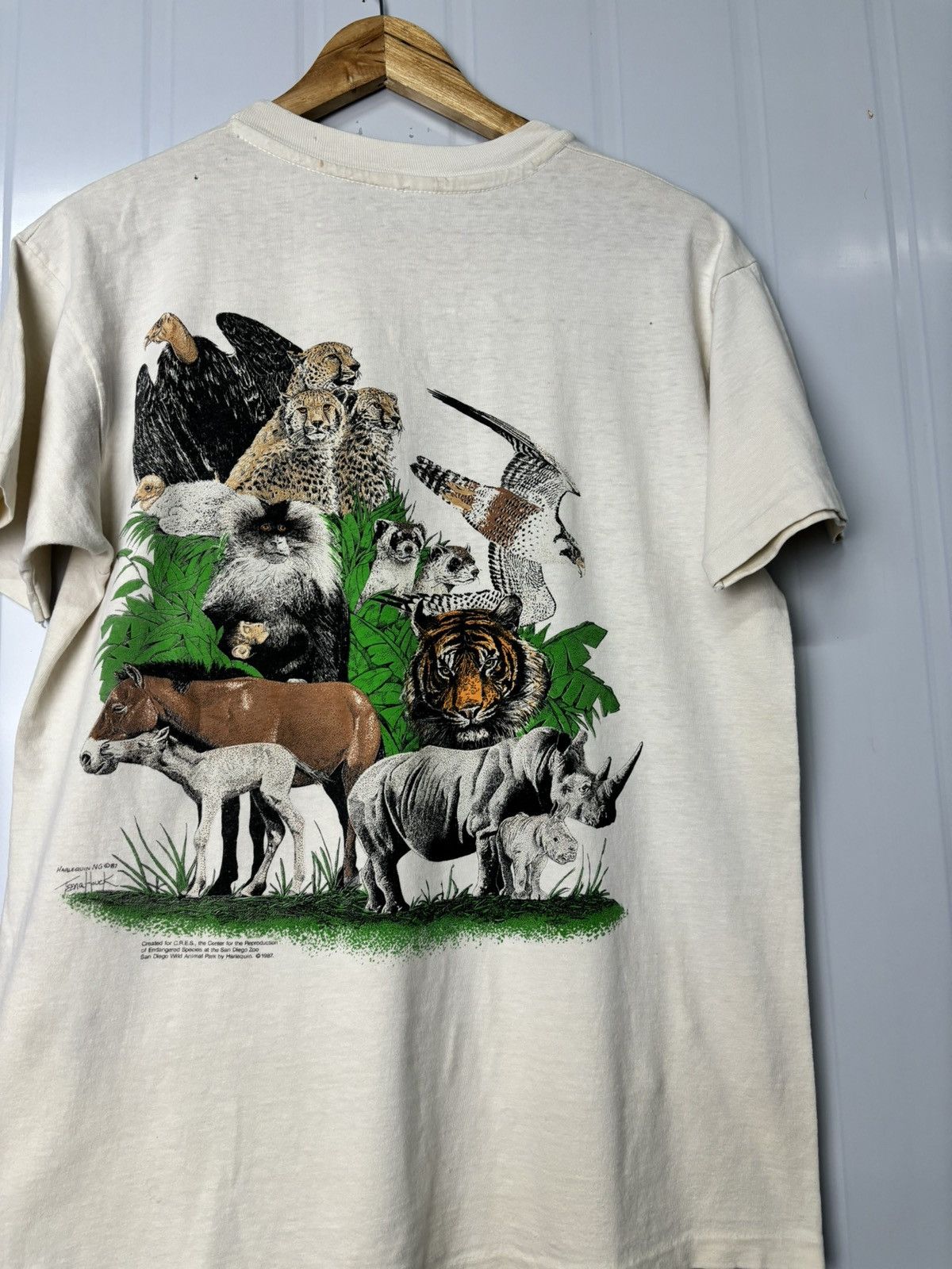 Vintage RARE! Vintage 1987 Art Animal Tee OVP Size US M / EU 48-50 / 2 - 7 Thumbnail