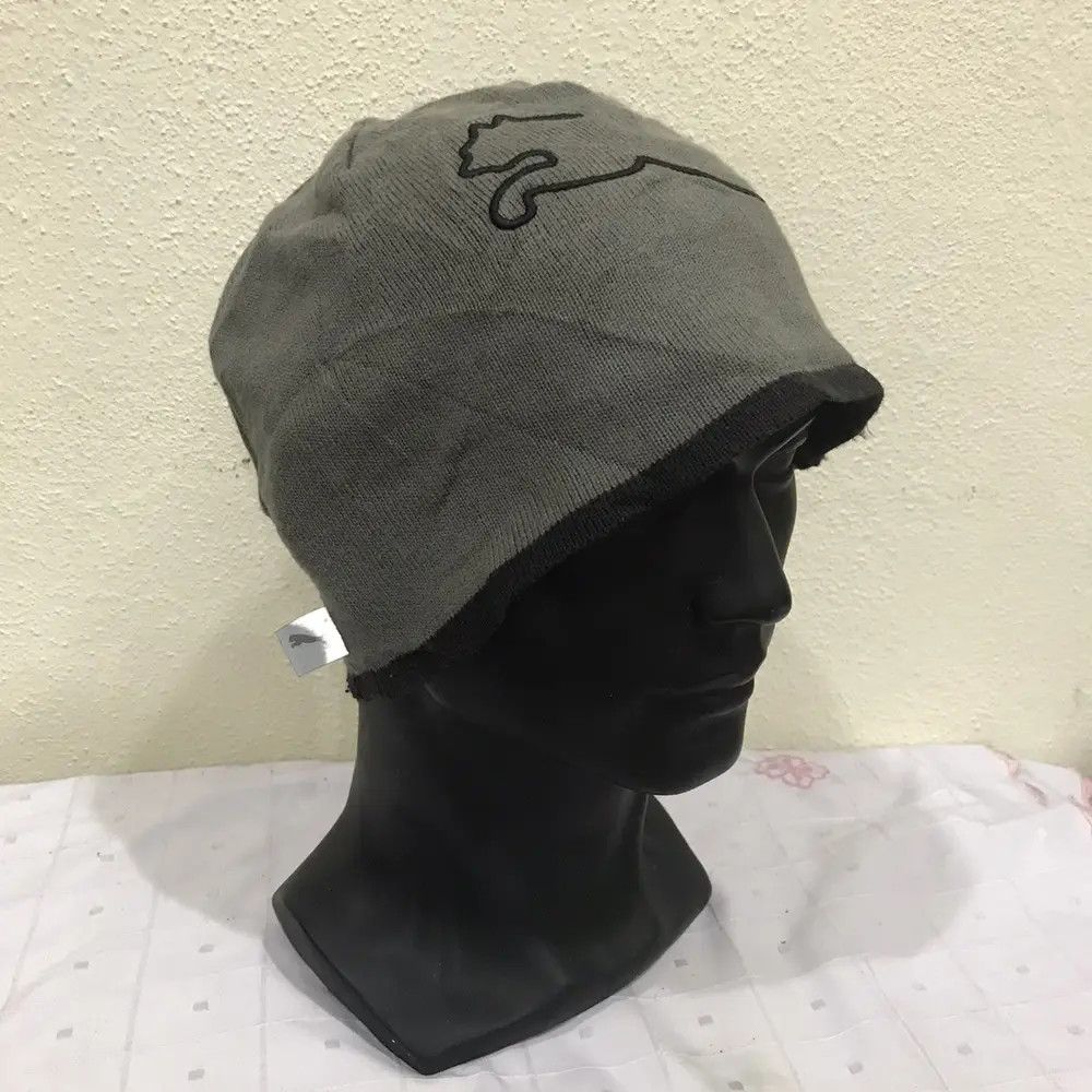 Puma × Vintage Puma Big Logo Beanie Hat Size ONE SIZE - 3 Thumbnail
