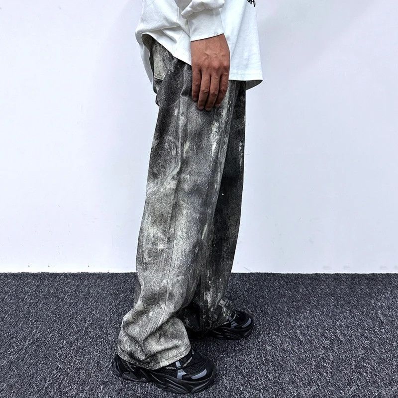 Japanese Brand × Jean High street splash ink male jeans Size US 31 - 2 Thumbnail