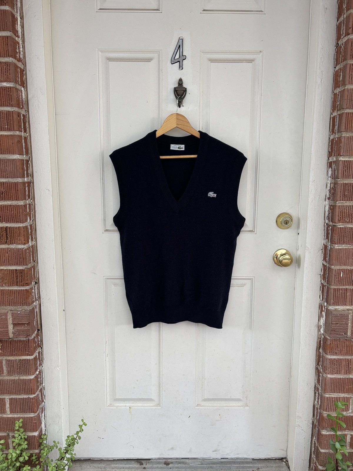Lacoste VINTAGE LACOSTE SWEATER VEST Size US L / EU 52-54 / 3 - 3 Thumbnail