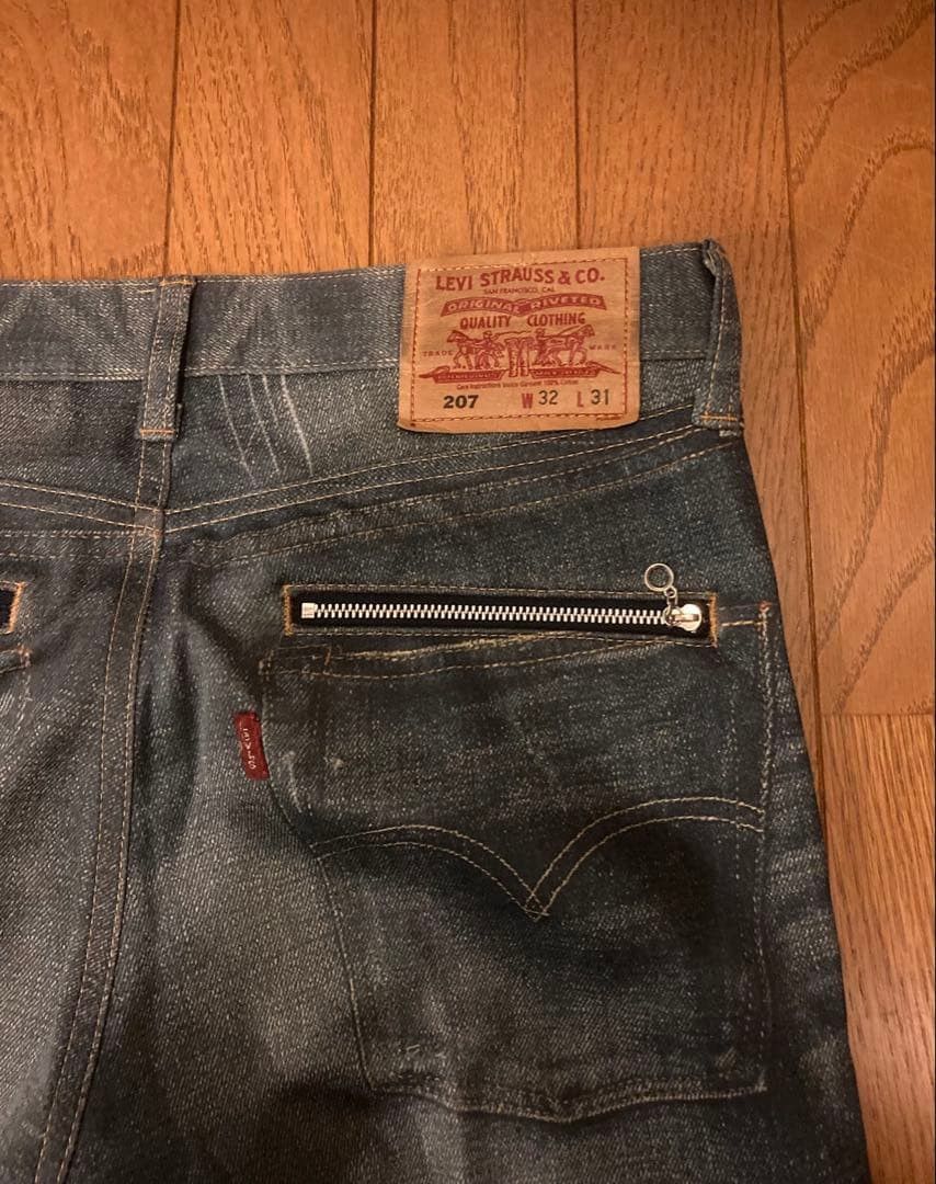 Junya Watanabe × Levi's Junya Watanabe Man x Levi's Damaged Transfer Denim Indigo S Size US 28 / EU 44 - 6 Thumbnail