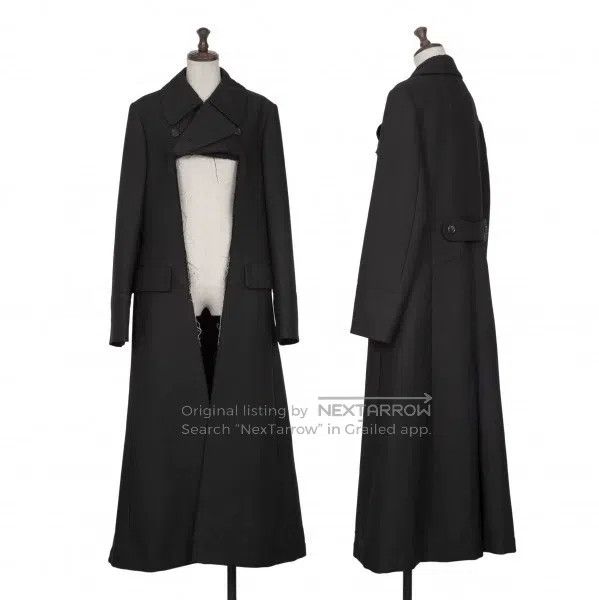 Comme des Garcons Comme des Garcons Black vintage design long coat Size L / US 10 / IT 46 - 1 Thumbnail