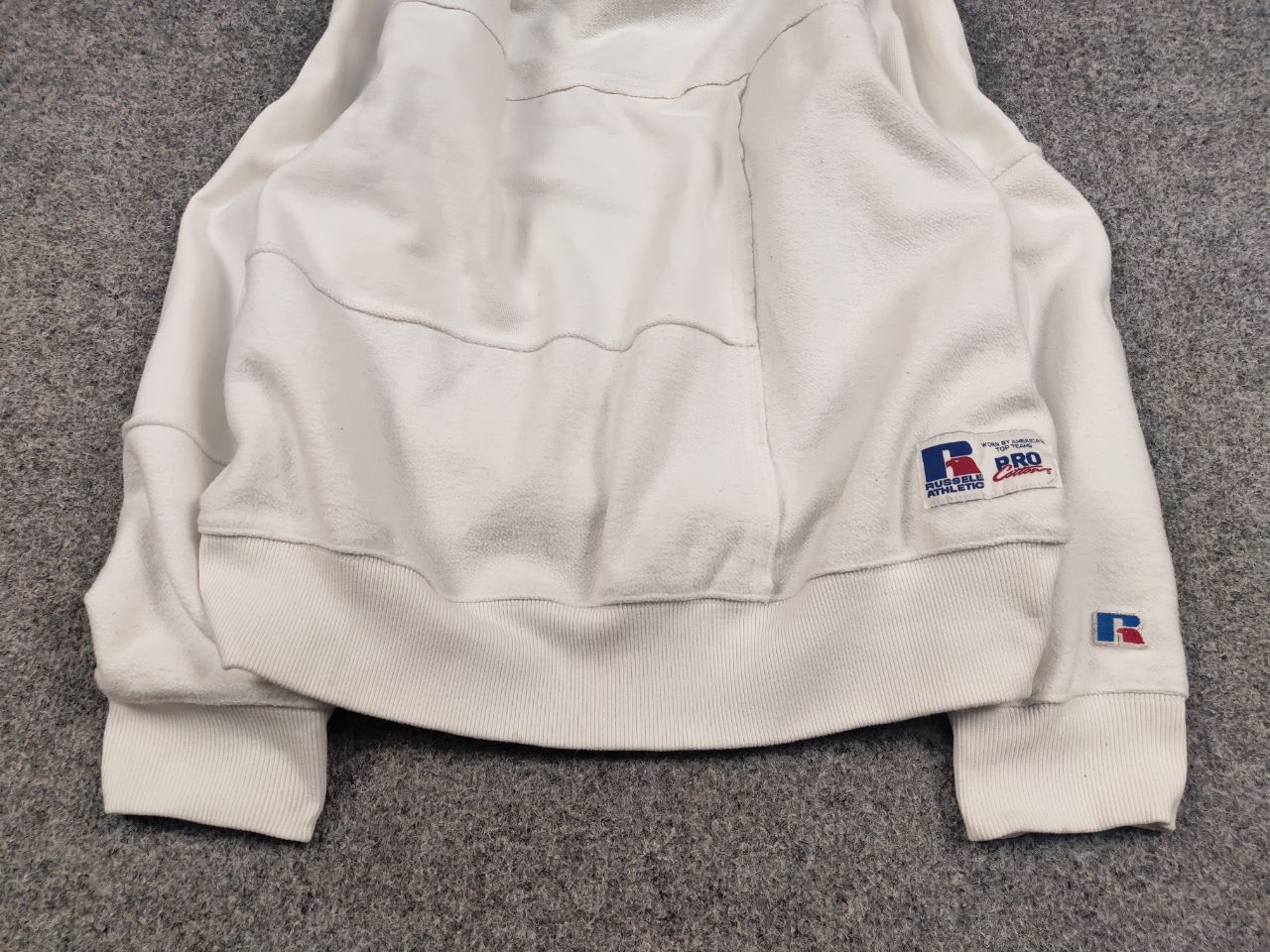 Champion Vintage Russell Athletic Pro USA Patchwork Boxy Sweatshirt Size US M / EU 48-50 / 2 - 4 Thumbnail