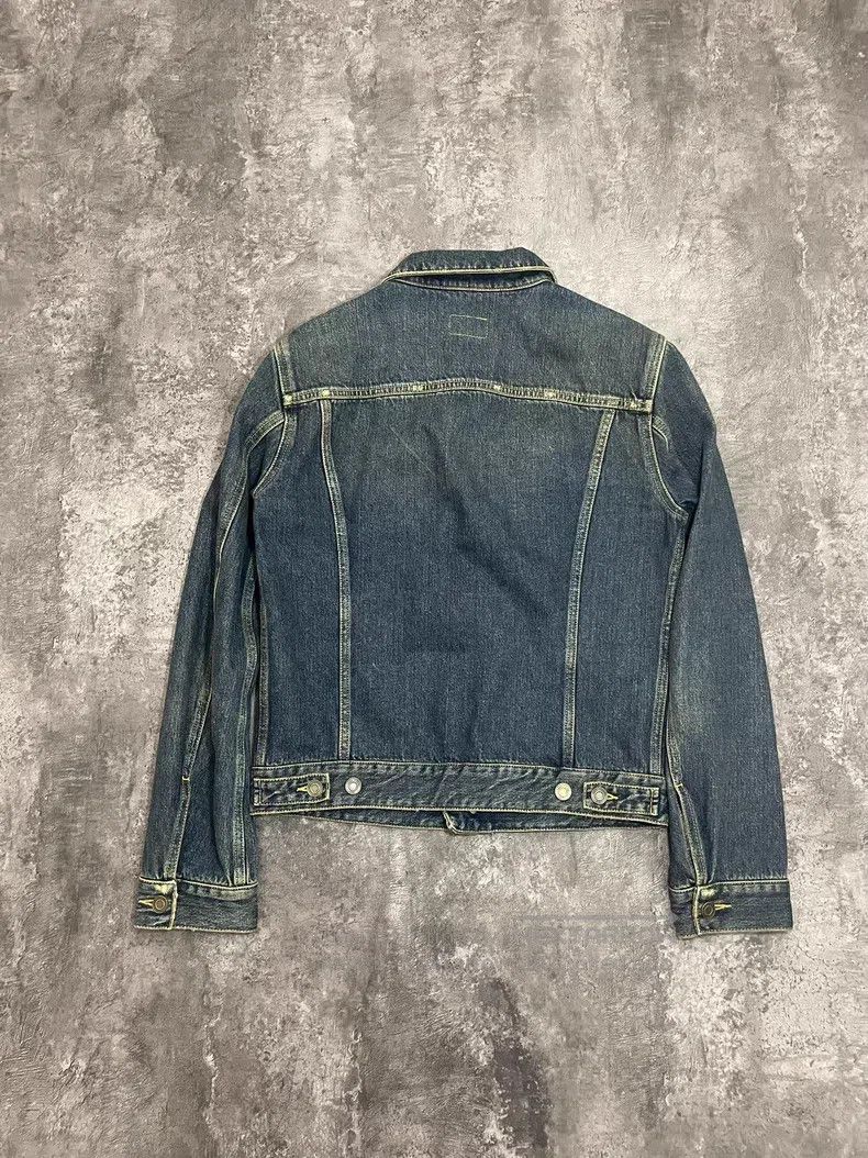 Saint Laurent Paris Saint Laurent Paris Deep Blue Washed Yellow Mud Ripped Dis Size US S / EU 44-46 / 1 - 2 Thumbnail
