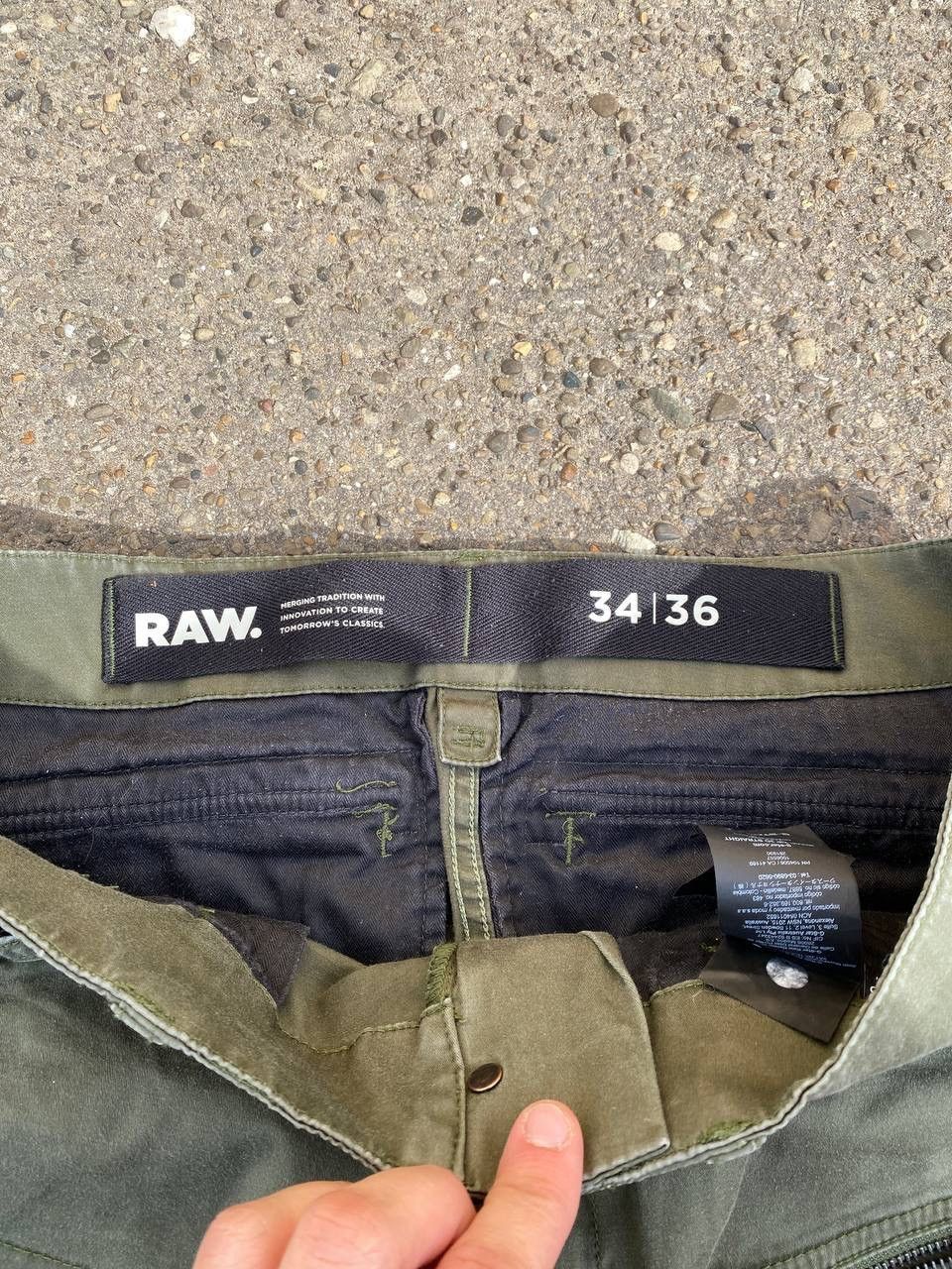 G-Star × Vintage G STAR Cargo faded vintage avant garde y2k pants Size US 36 / EU 52 - 10 Thumbnail