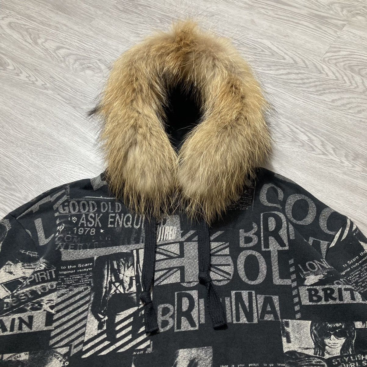 Hysteric Glamour 2000s Ask Enquired British England Punk Style Fur Hoodie Size US XL / EU 56 / 4 - 4 Thumbnail