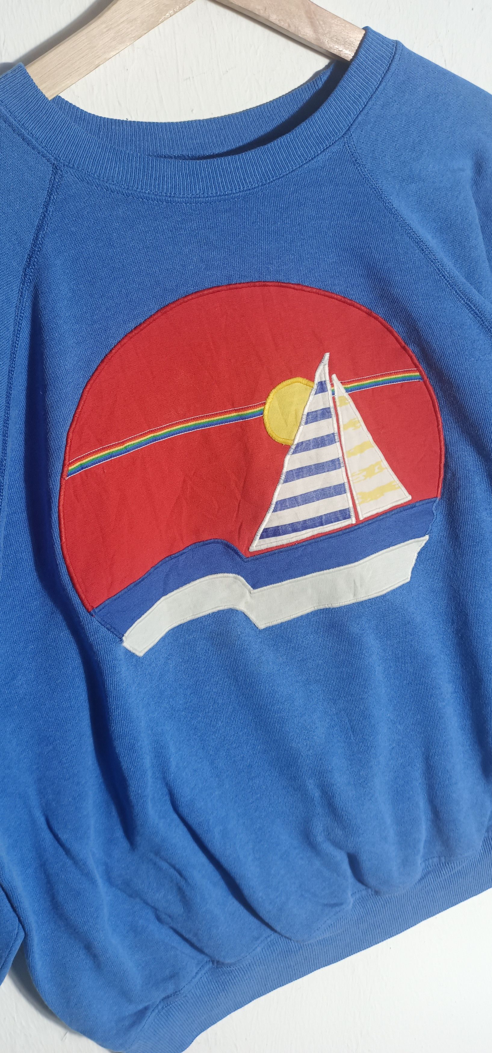 Vintage Vintage💥Hanes 80s hawaii yacht long sleeve Size US L / EU 52-54 / 3 - 5 Thumbnail