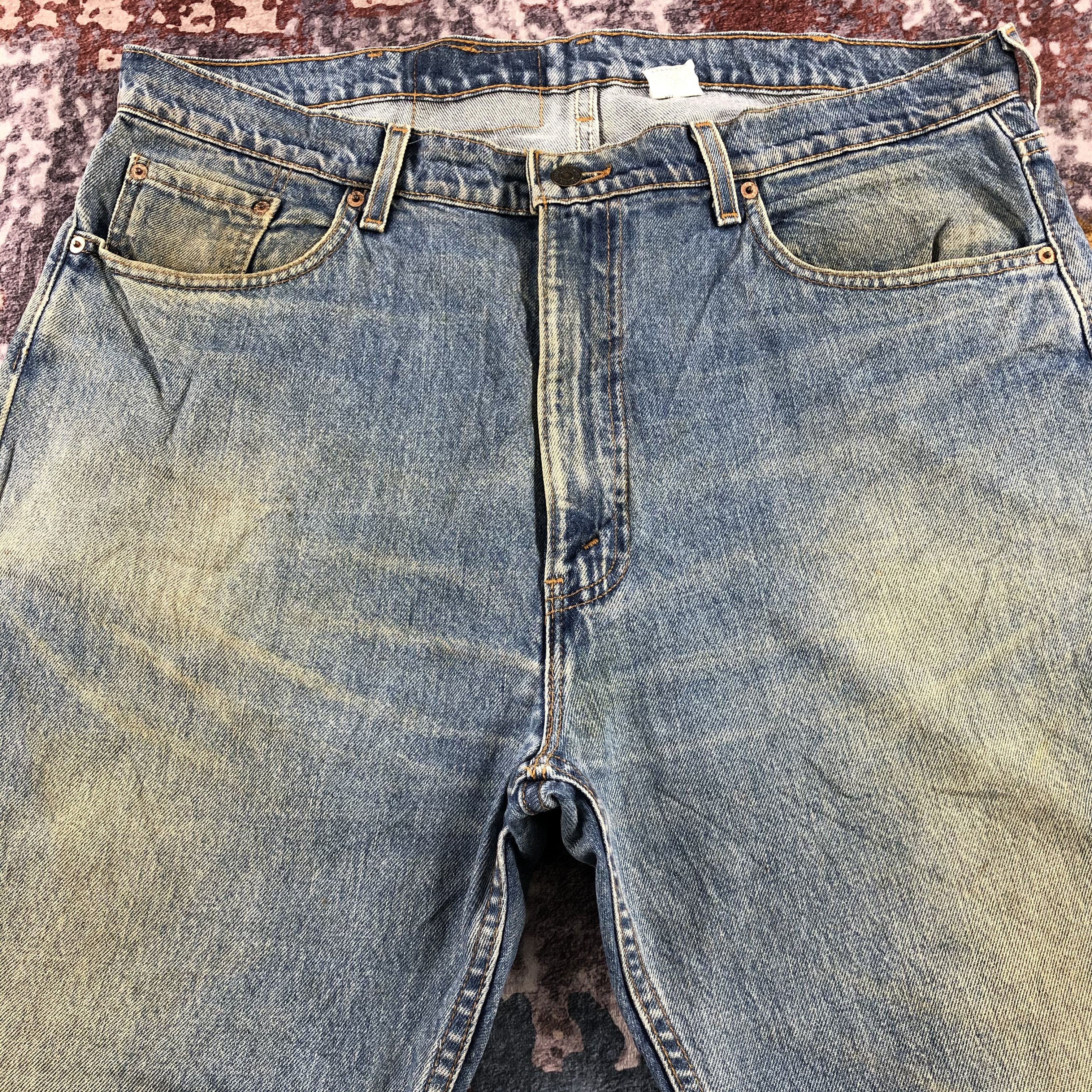 Levi's × Vintage 90s Vintage Blue Wash Levis 505 Jeans-JM2821 Size US 40 / EU 56 - 3 Thumbnail