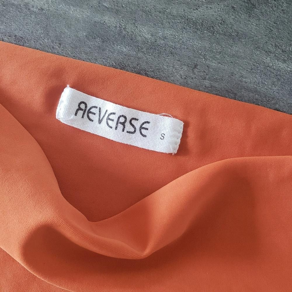 Other Burnt Orange Reverse Bandeau Bikini Top Size ONE SIZE - 3 Thumbnail
