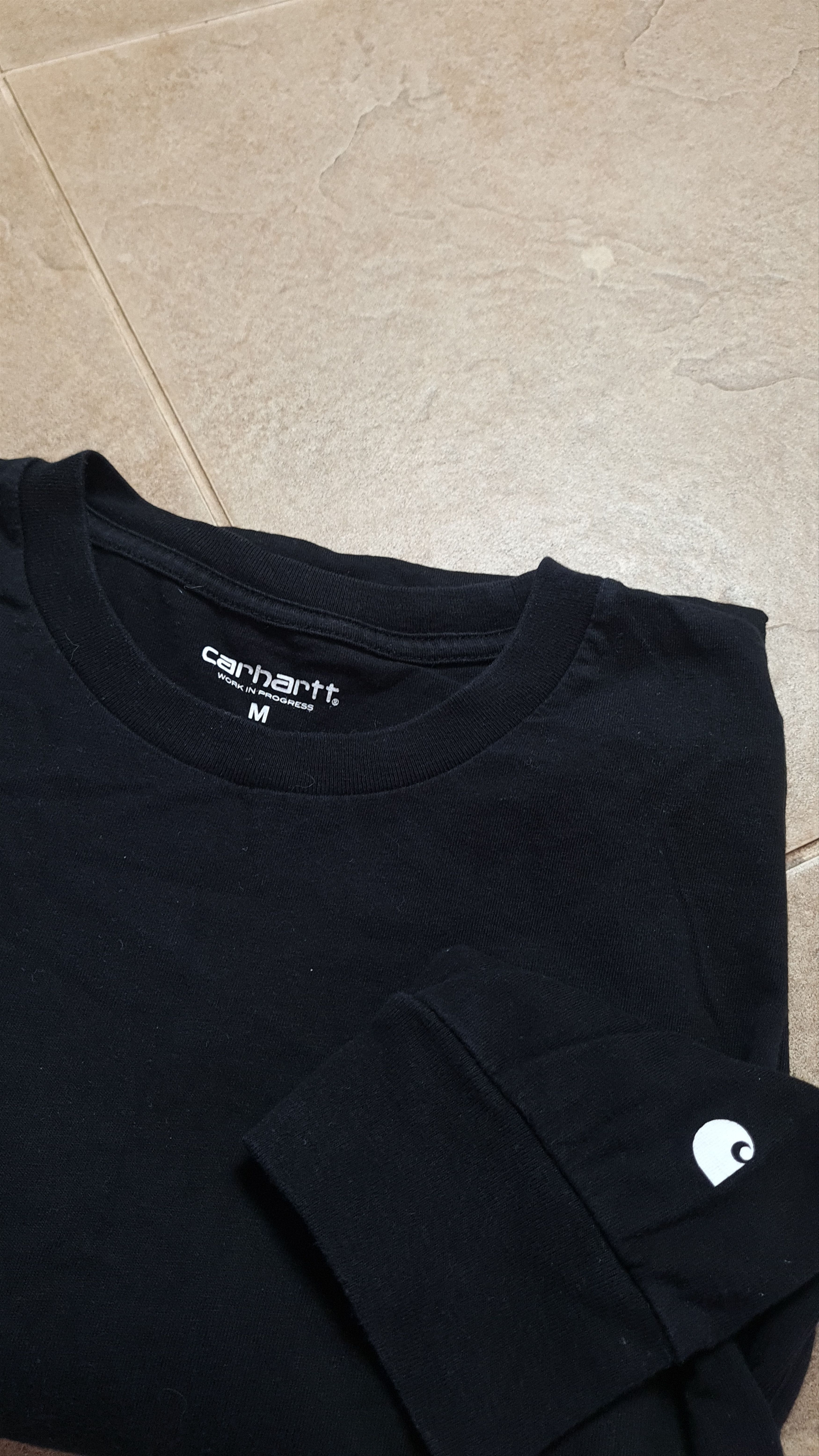 Carhartt Mens sweatshirt Carhartt Long Sleeve T-shirt Black Size M Size US M / EU 48-50 / 2 - 3 Thumbnail