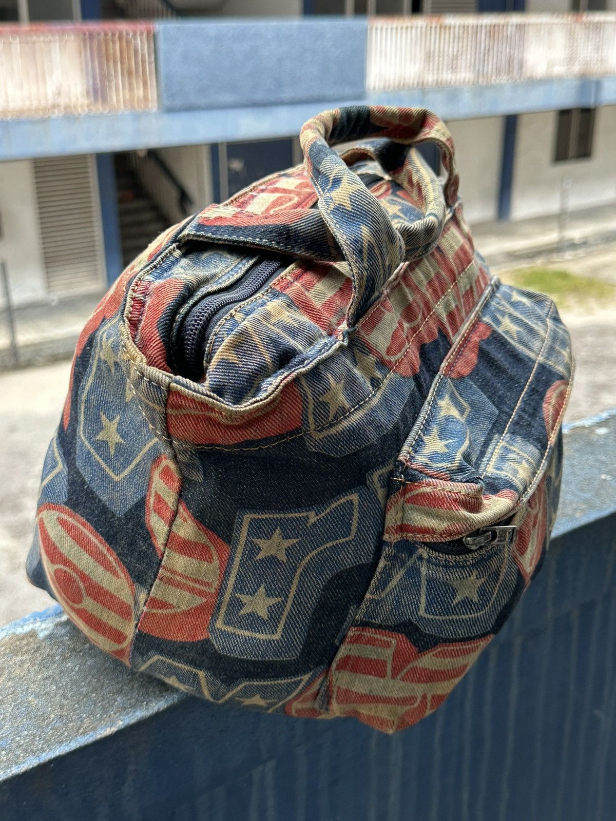Hysteric Glamour 1990 - Hysteric Glamour Star America Denim Bag Size ONE SIZE - 7 Thumbnail