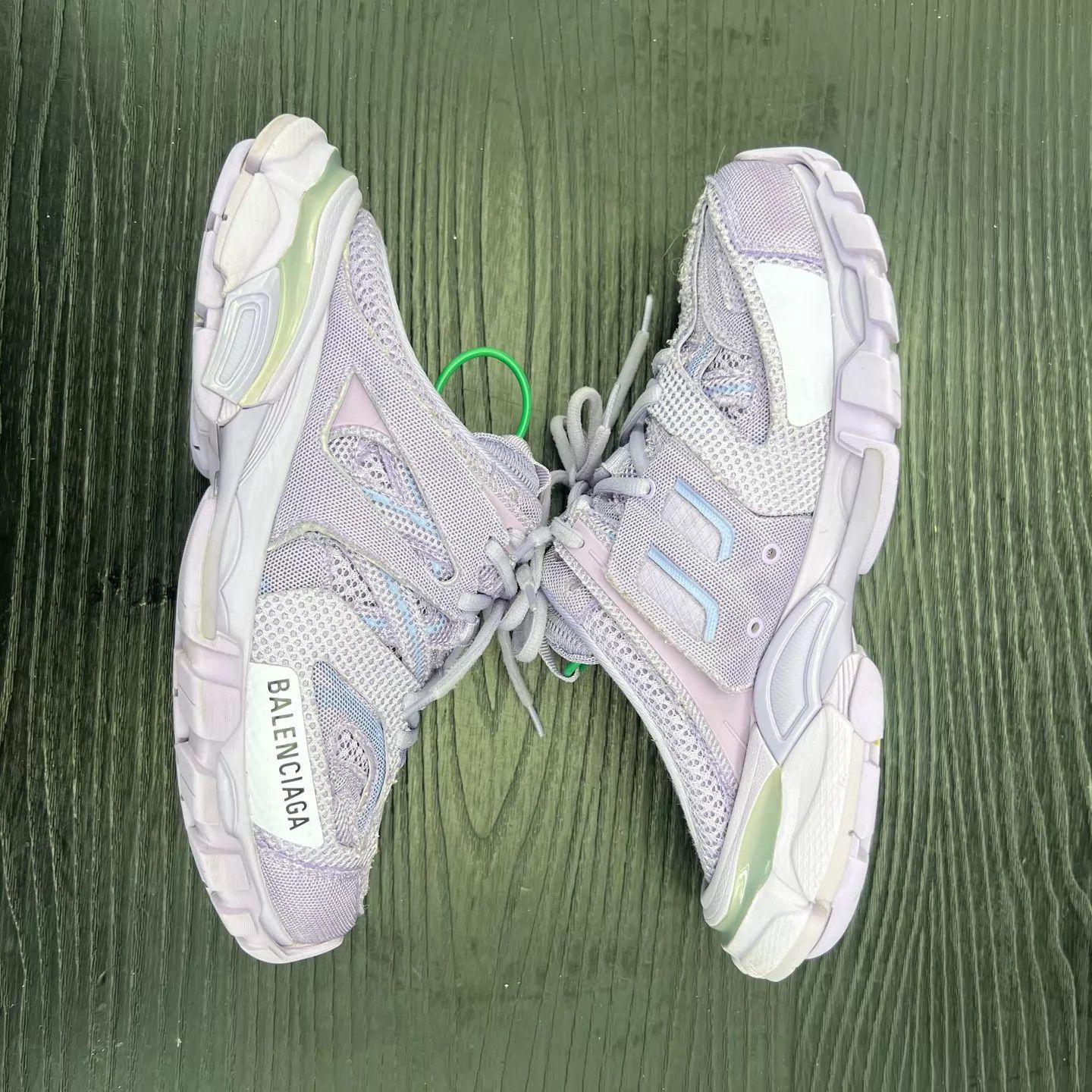 Balenciaga BALENCIAGA Track Slide Lavender 37 Like New Size US 6.5 / IT 36.5 - 3 Thumbnail