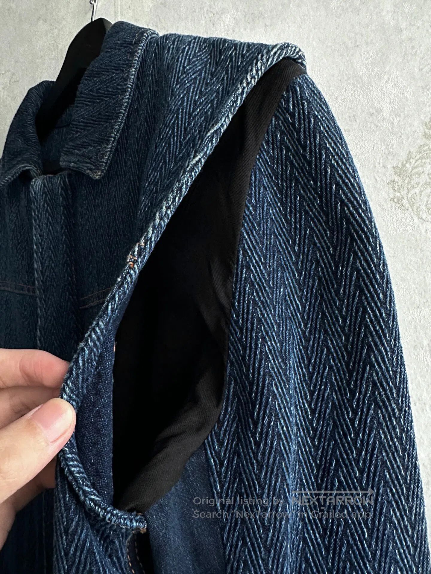 Other Four-pocketed bright woolen sheepskin jacket 16fw Blue-dye Size US XS / EU 42 / 0 - 5 Thumbnail