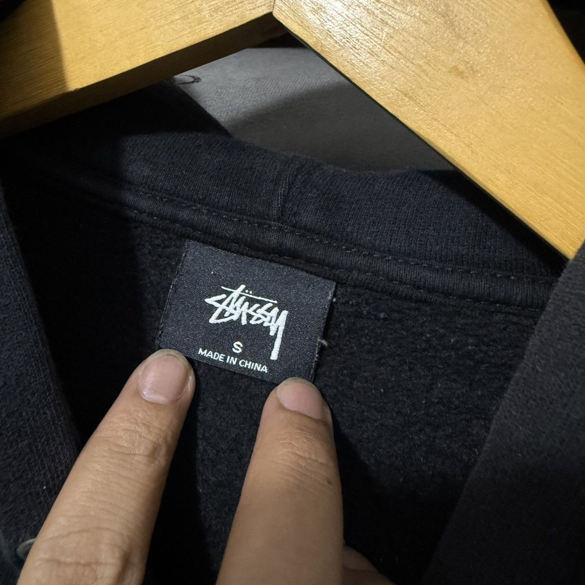 Stussy Stussy embroidered logo distressed hoodie Size US S / EU 44-46 / 1 - 11 Thumbnail