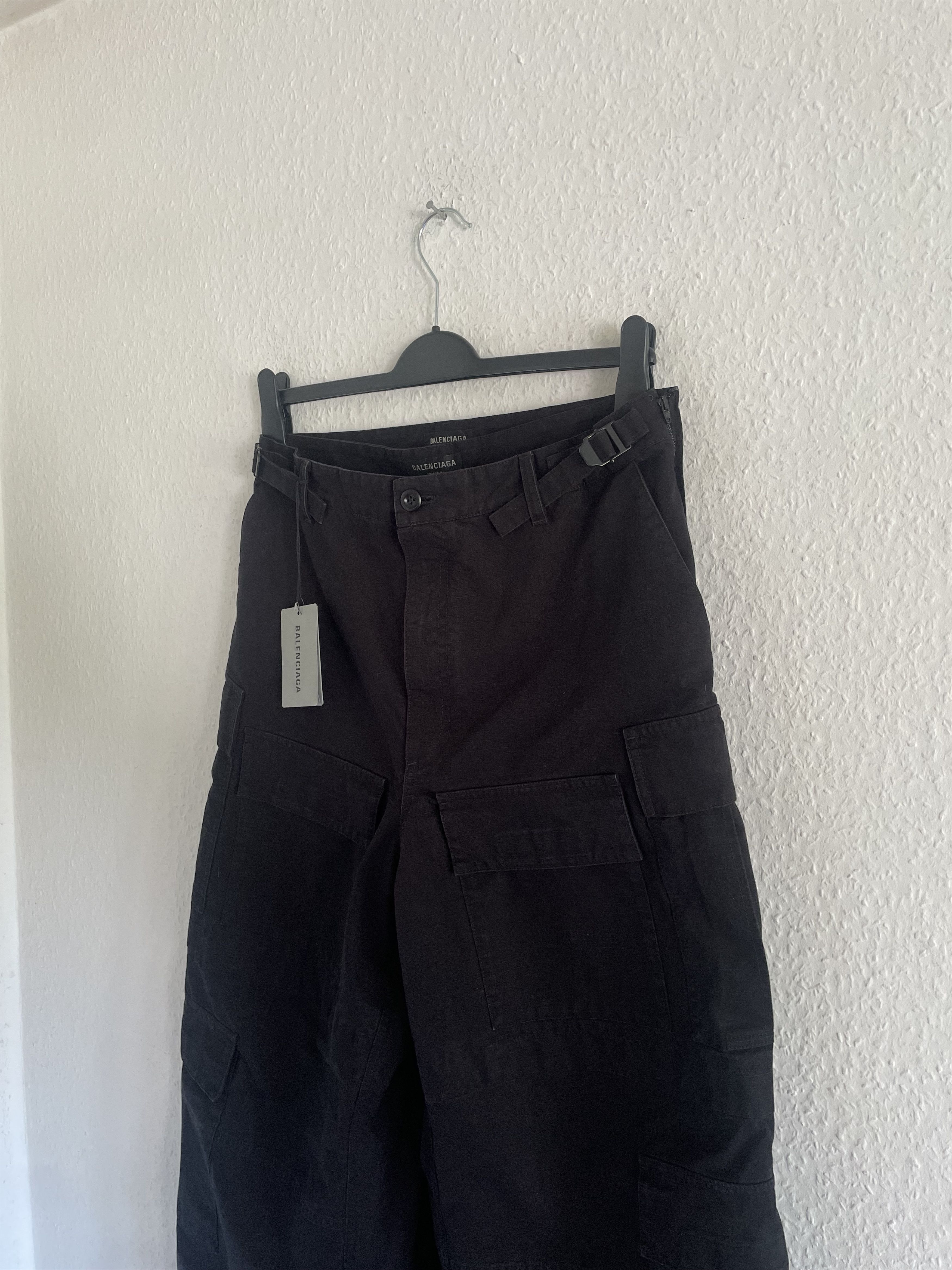 Balenciaga SS23 Runway Mod Show Apron Skirt Cargo Pants Size US 31 - 2 Thumbnail