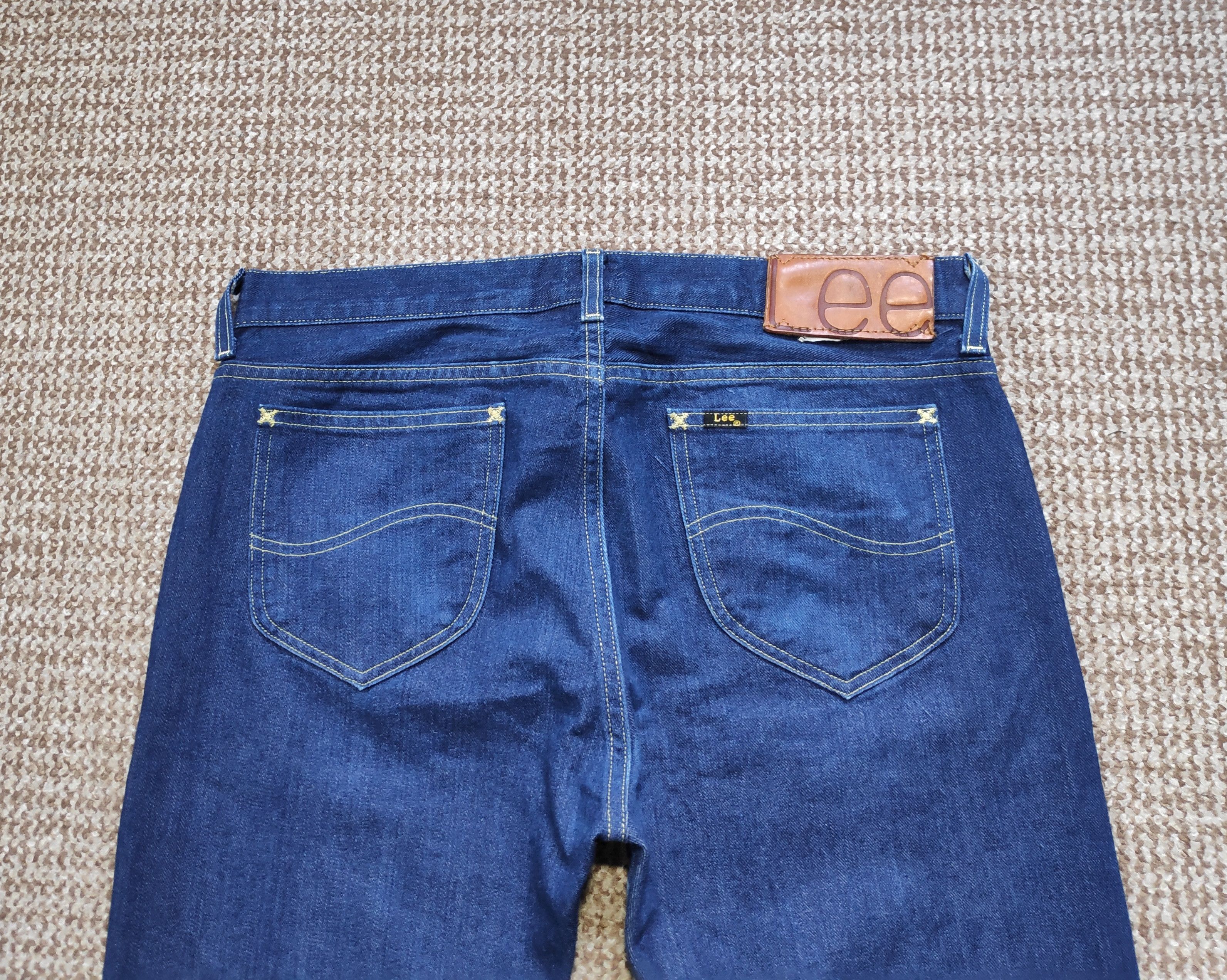 Lee Lee 101 Rider Selvedge Left Hand Twill Indigo Denim Jeans Size US 34 / EU 50 - 10 Thumbnail