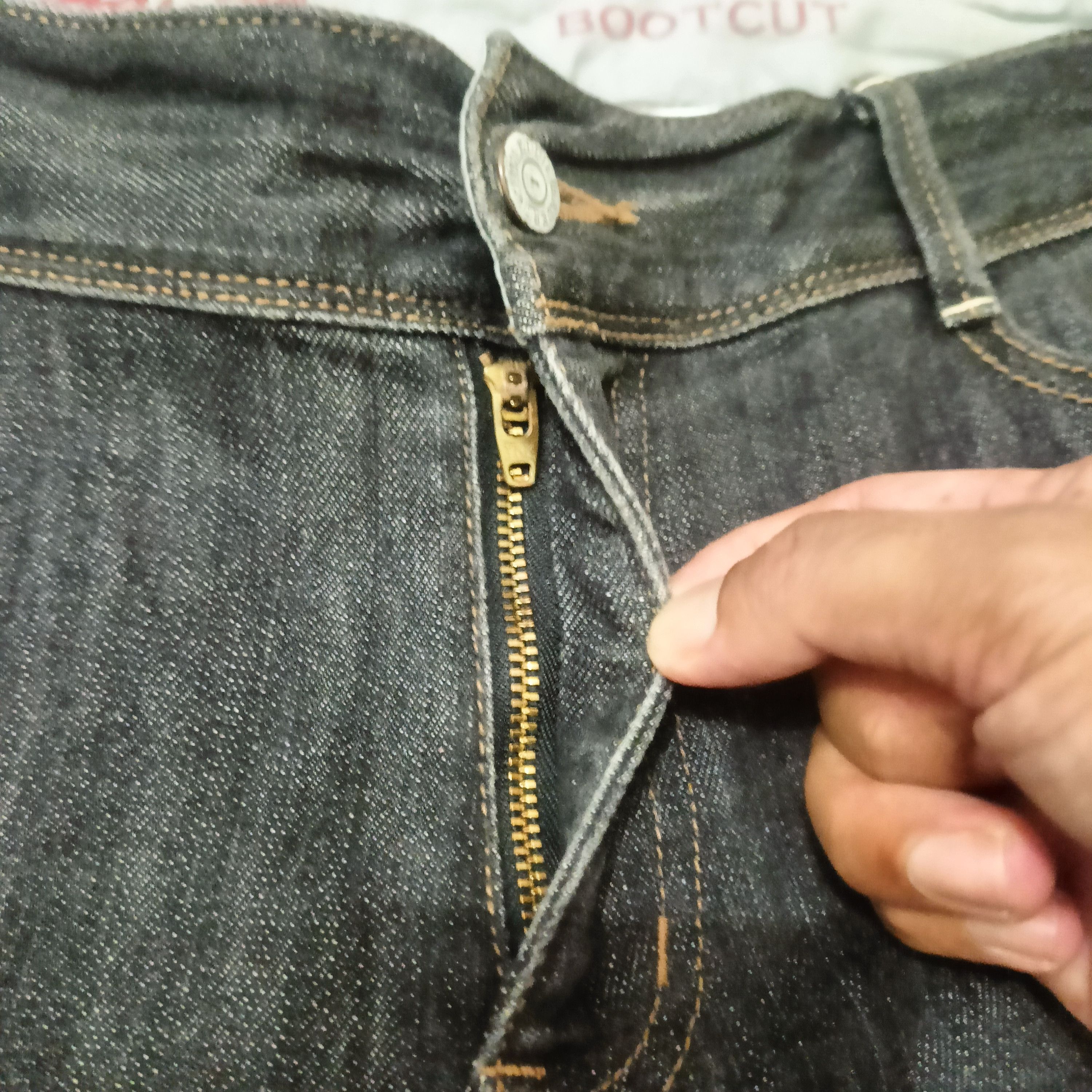 Eddie Bauer Japanese brand Eddie Bauer Bootcut Stretchable Black Jeans Size US 33 - 4 Thumbnail