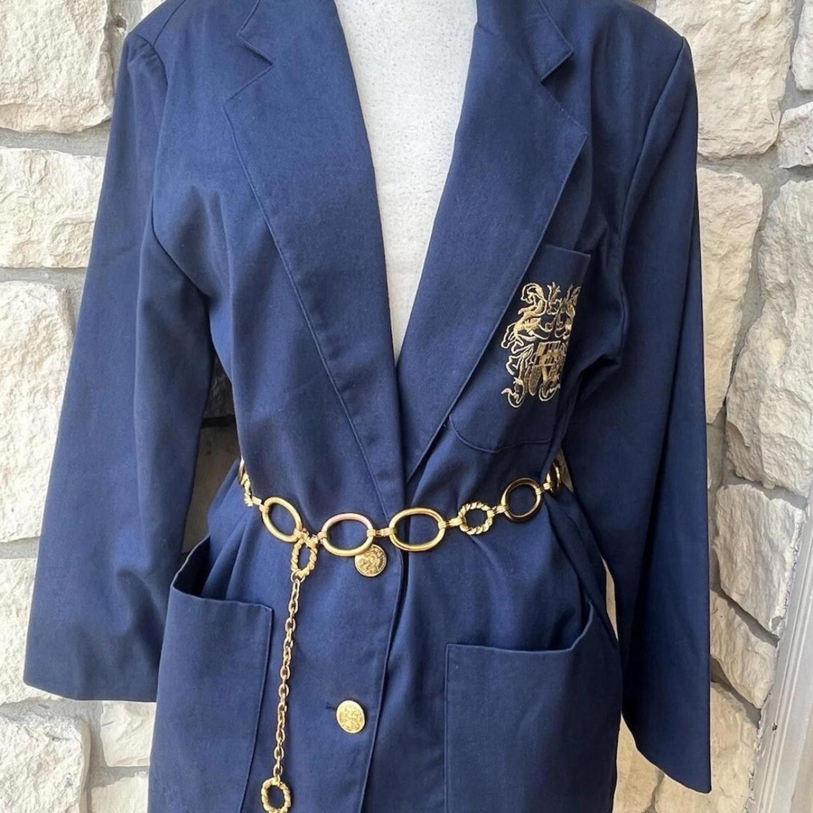 Other Navy blue vintage blazer glamour Size M / US 6-8 / IT 42-44 - 1 Thumbnail