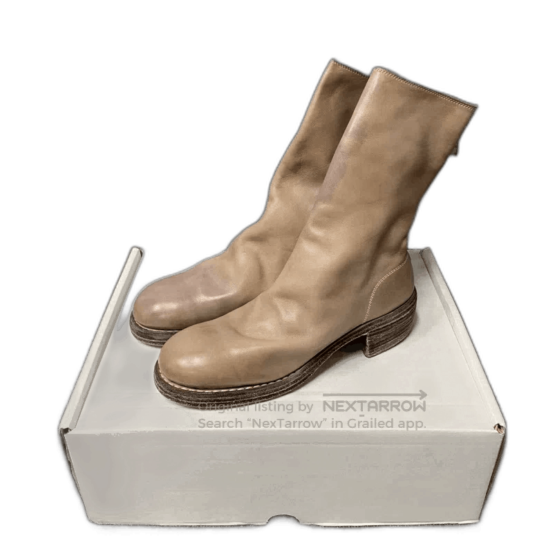 Guidi Guidi 788z Short Boots in Milk Tea Color. Size US 7 / EU 40 - 1 Thumbnail