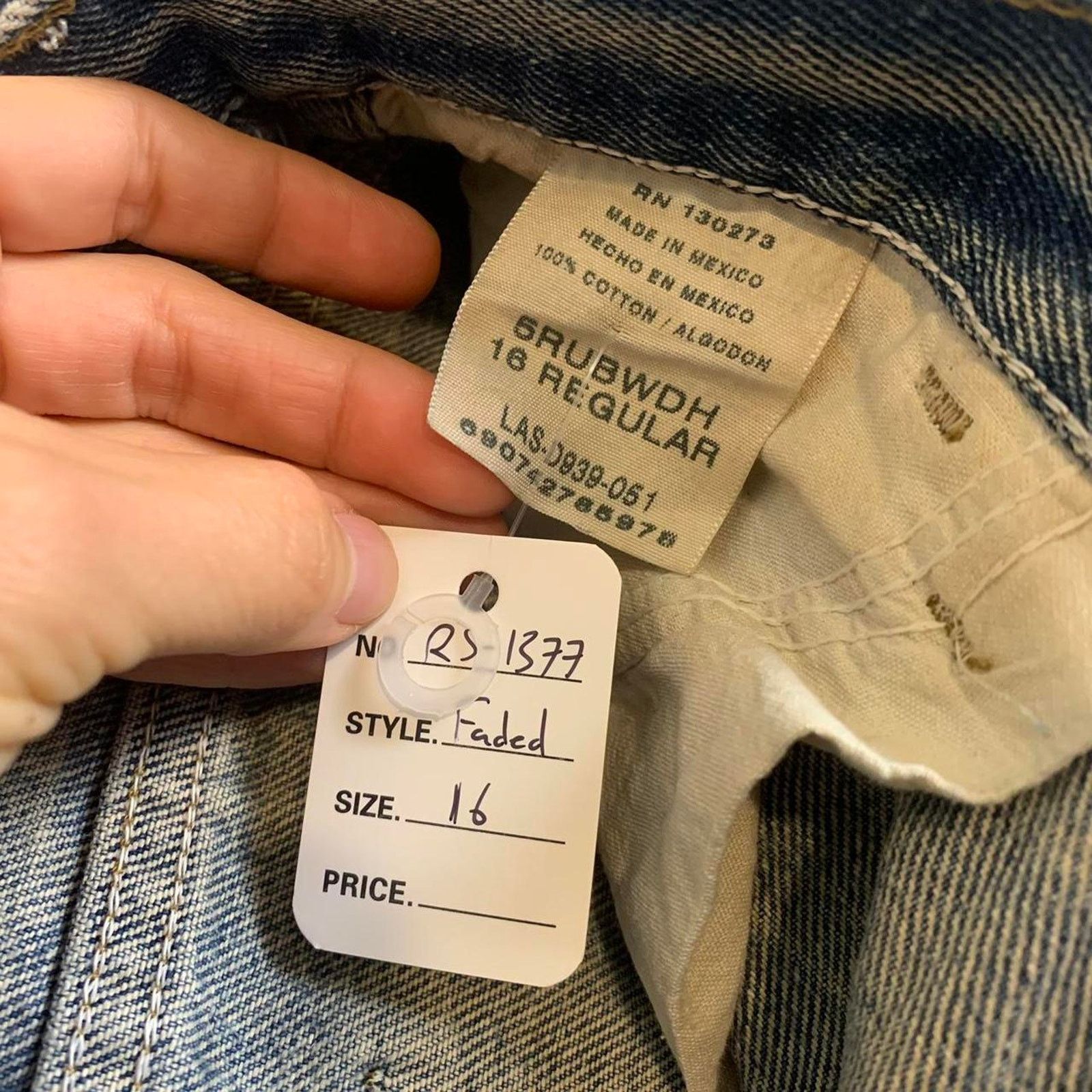 Rustler Vintage 90s Rustler honeycomb Distressed denim Jeans Size 26" / US 2 / IT 38 - 6 Thumbnail