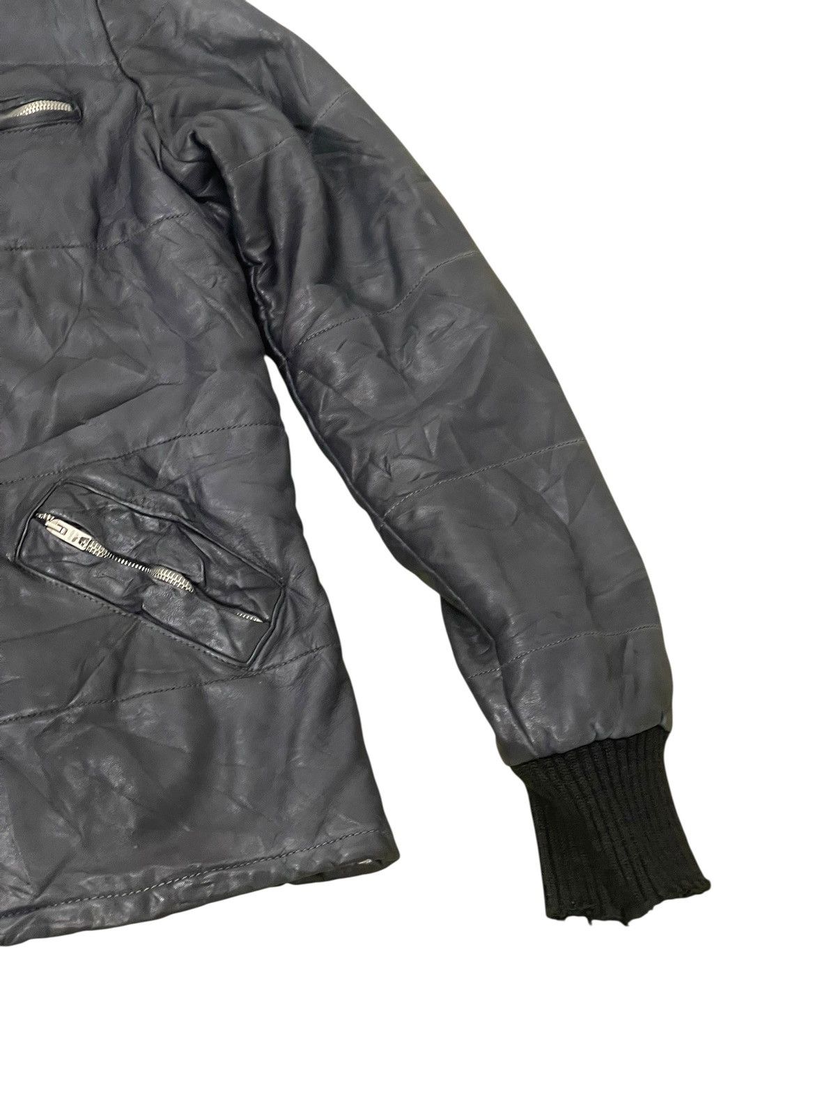 Giorgio Brato Giorgio Brato Leather Jacket Hoodie Slim 7🟩0 Size US M / EU 48-50 / 2 - 7 Thumbnail
