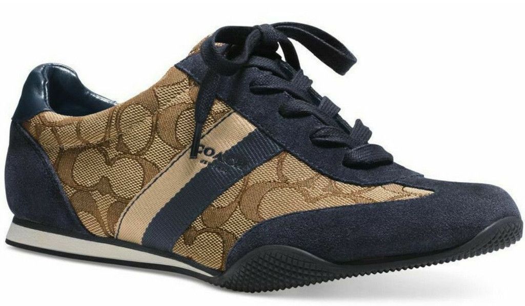 Coach Coach Monogram Jacquard Lace-Up Sneakers | Preloved | Size 8 Size US 8 / IT 38 - 1 Thumbnail
