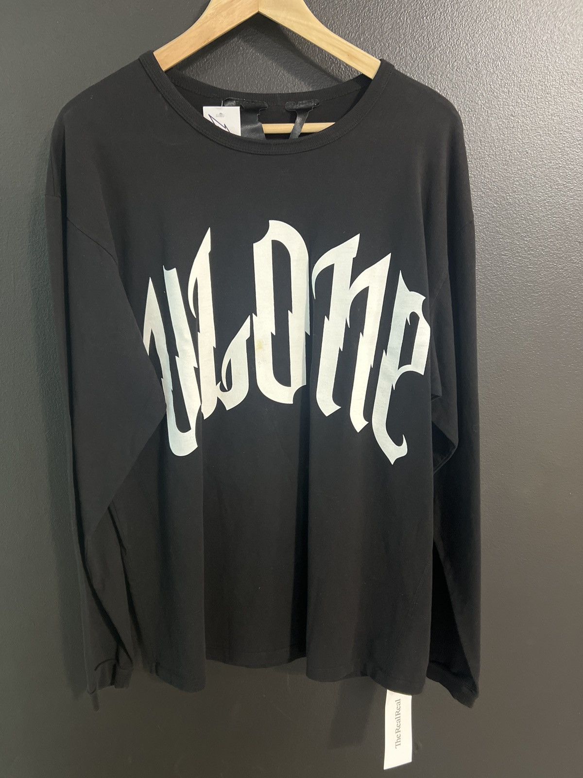 image of Vlone Old English Hoodie in Black, Men's (Size Large)