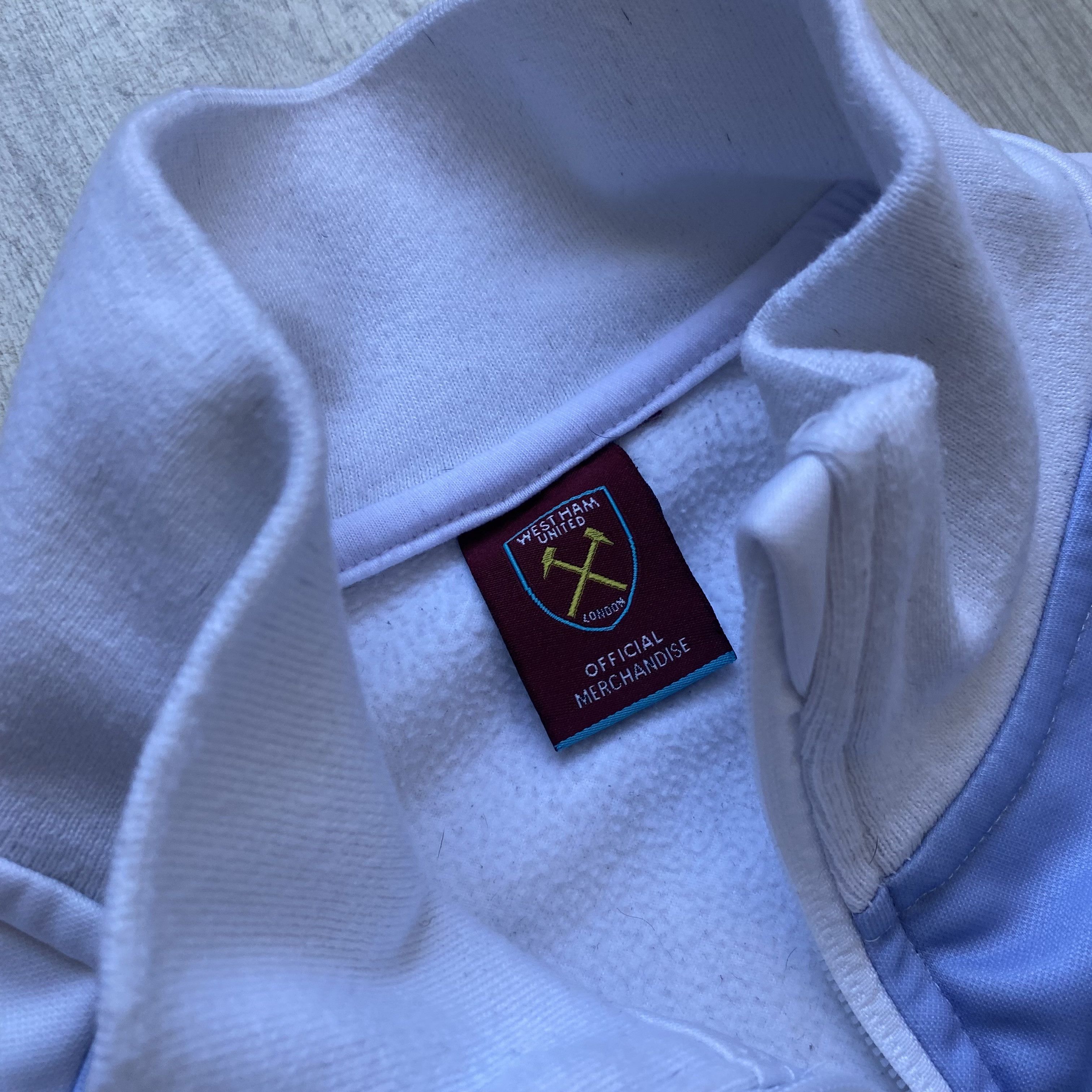 Umbro ⚽️Blockore West Ham United Training zip jacket Vintage Drill Size US L / EU 52-54 / 3 - 4 Thumbnail